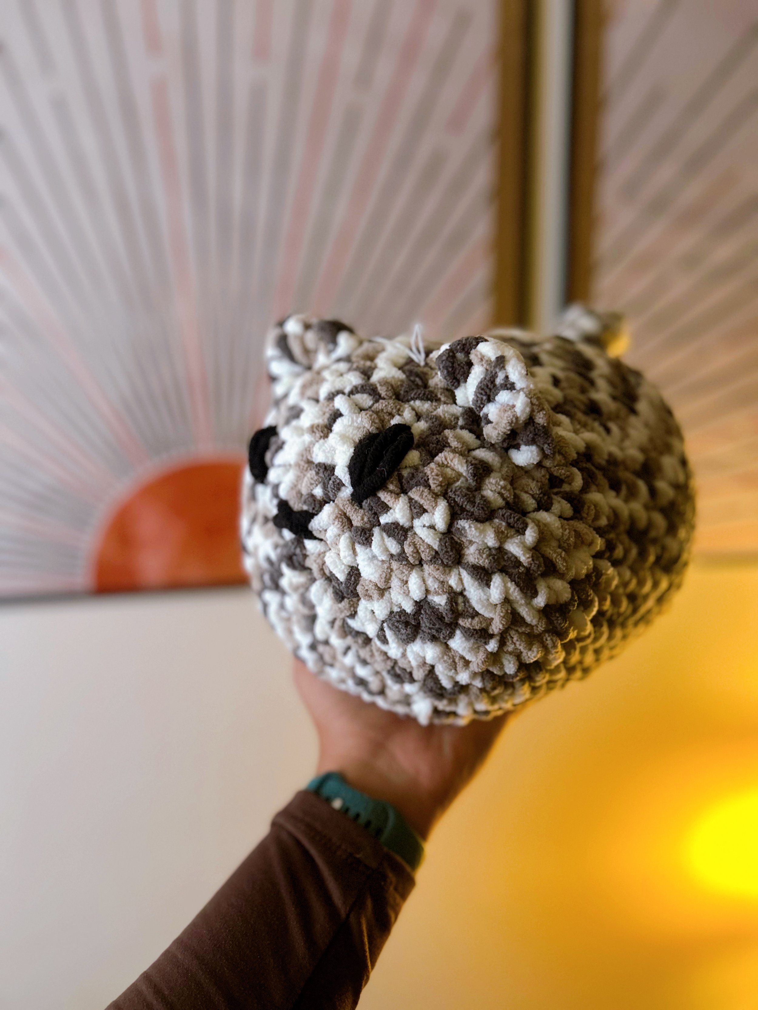 Crochet Large Loaf Cat Plush