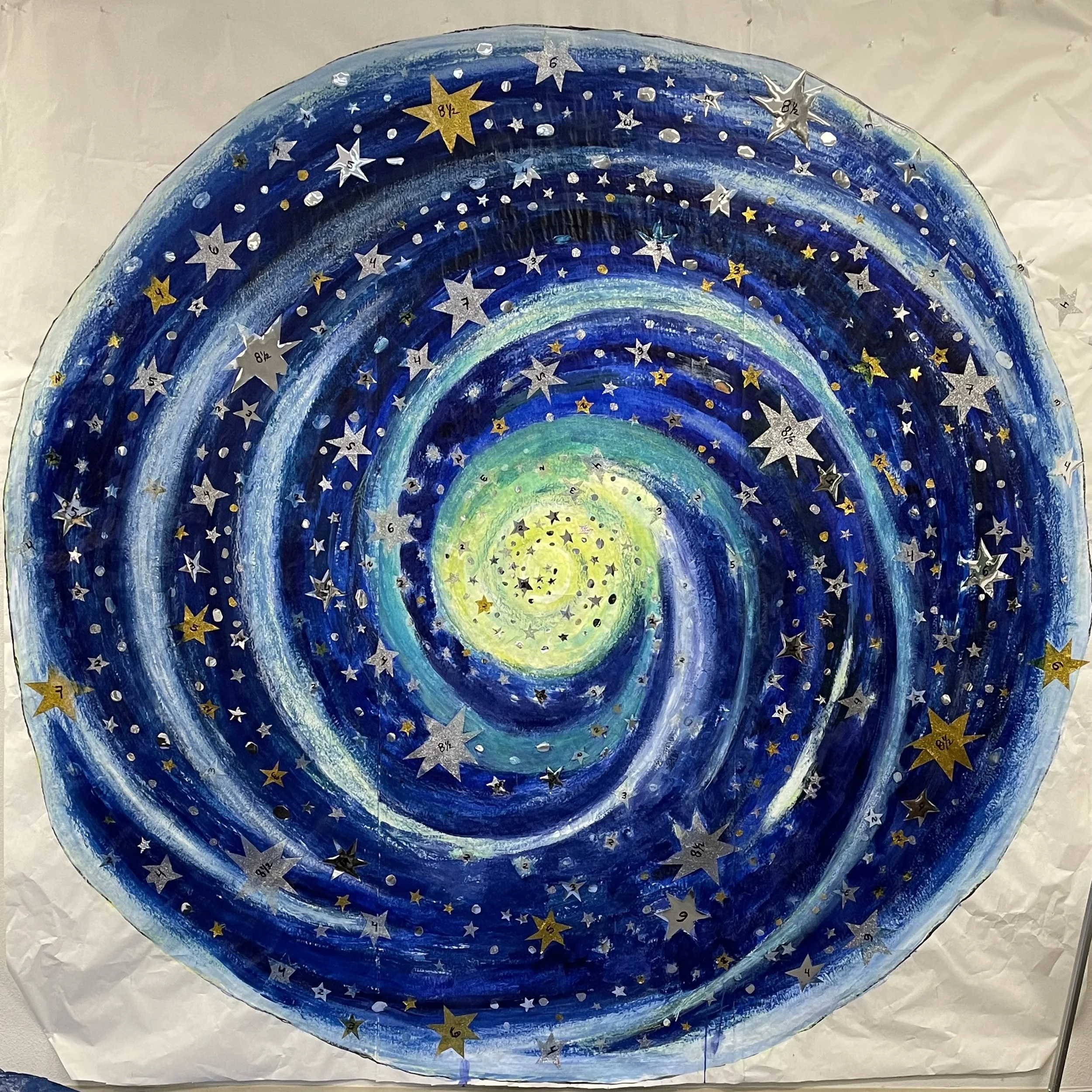 Cosmos — St. Mark’s Episcopal Church, 2021
15 × 15 ft celestial mosaic developed with community participants, Albuquerque, NM
