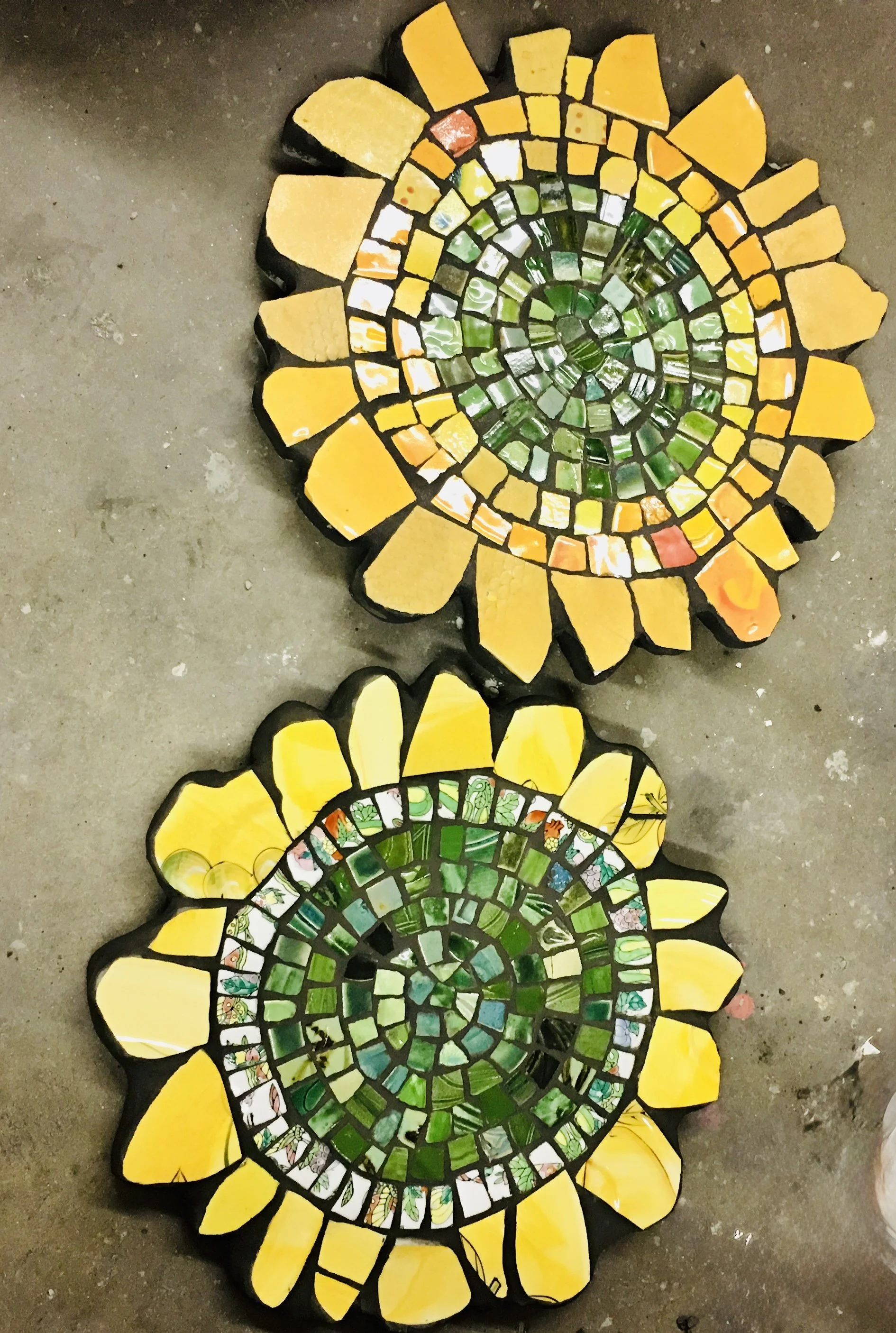 Sunflowers as a part of sunflower wall mural