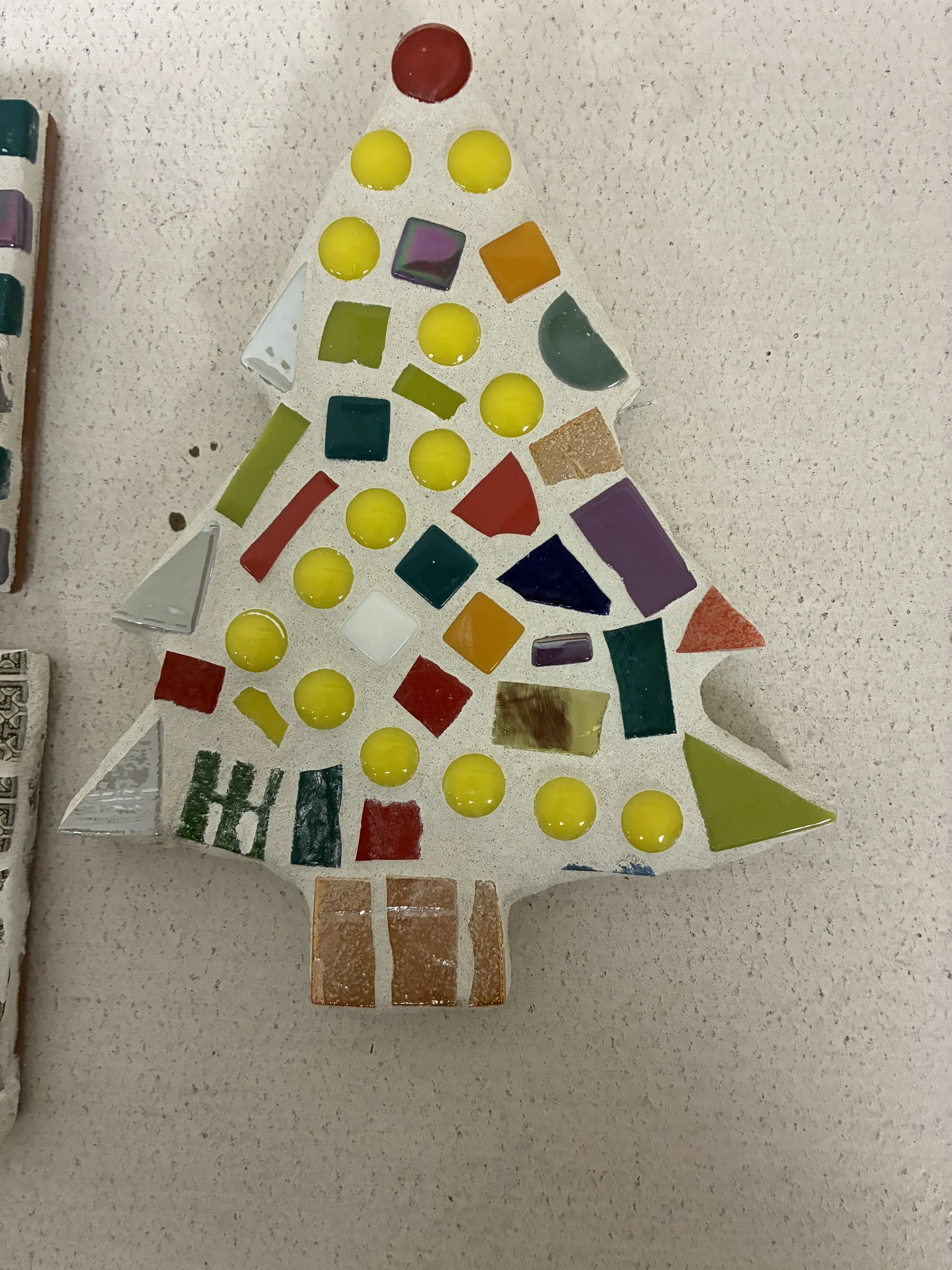 Finished work from Christmas class