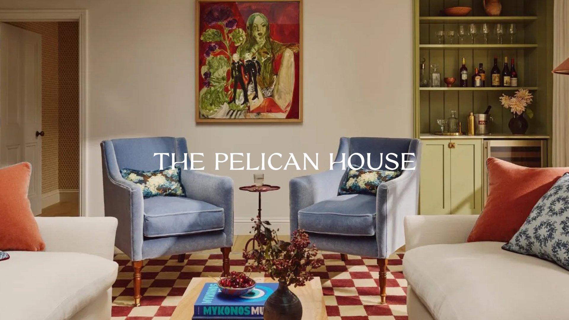 Interior design and branding for The Pelican House lifestyle brand