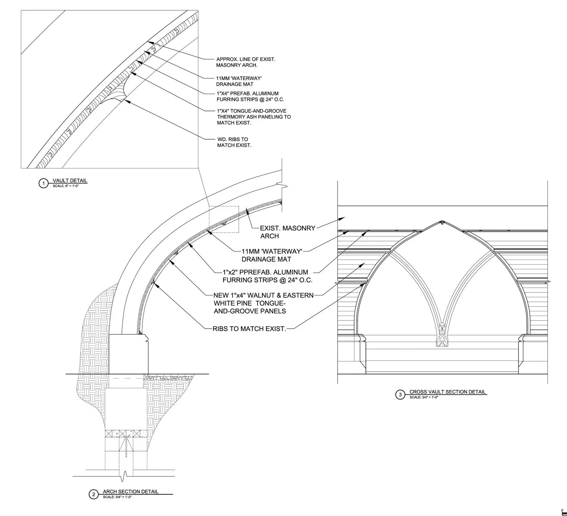 Arch Vault Detailing 