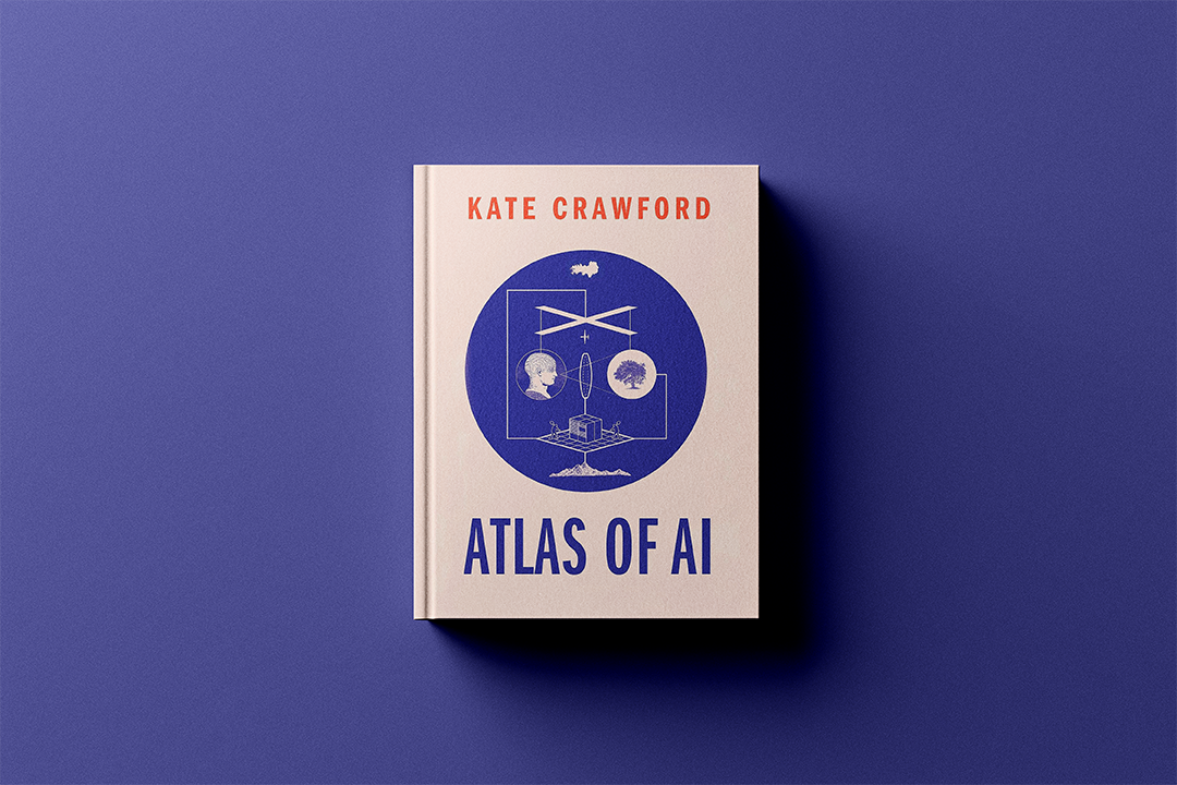 book cover of Kate Crawford's Atlas of AI