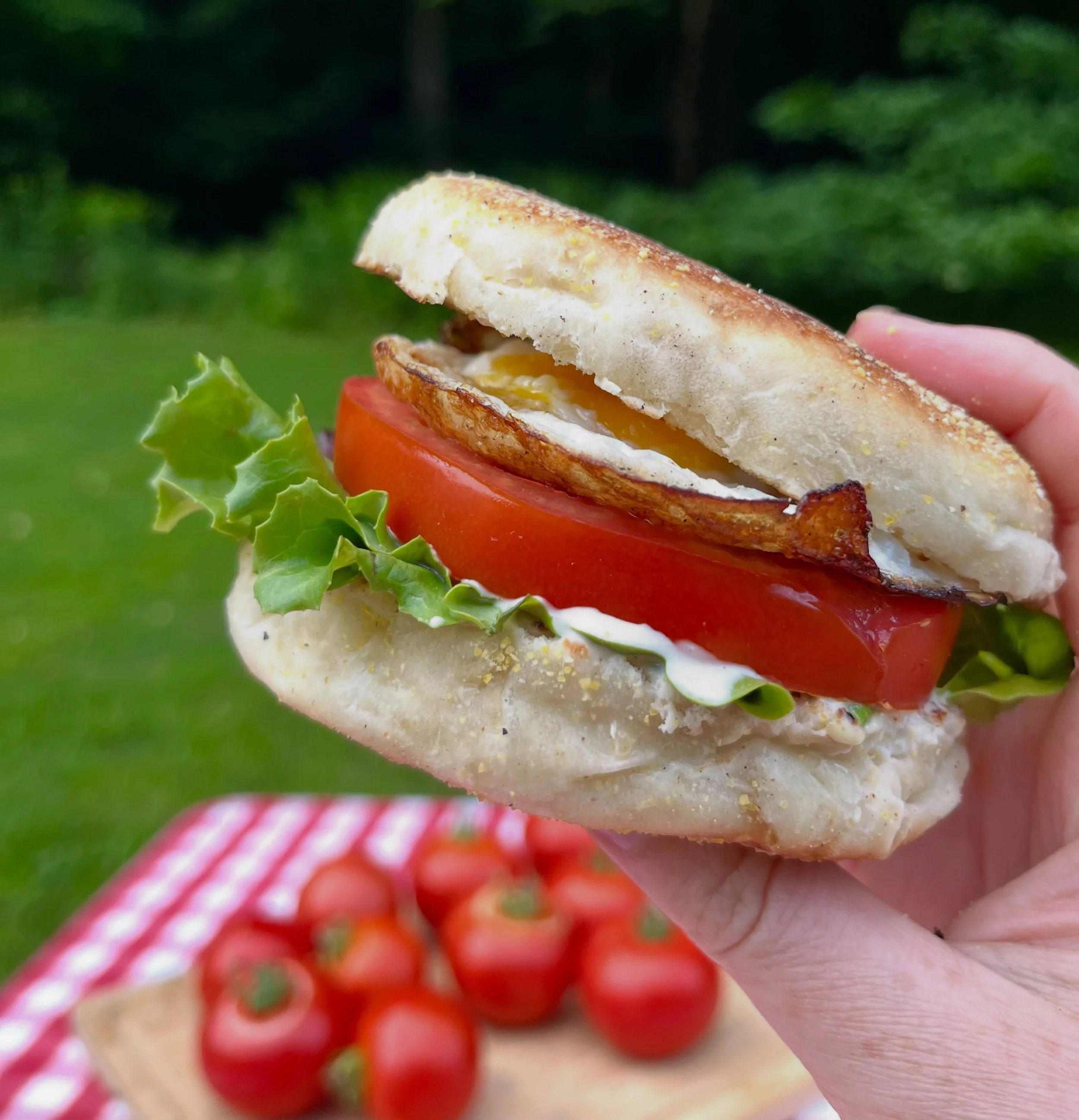 🍅 THE FIELD DAY 🍅 

Nothing says summer like a fat tomato slice, and that&rsquo;s what we built this special around. Field Day starts with a smear of house dijonnaise then gets stacked with local farm greens, a big ol&rsquo; salted tomato slice, an