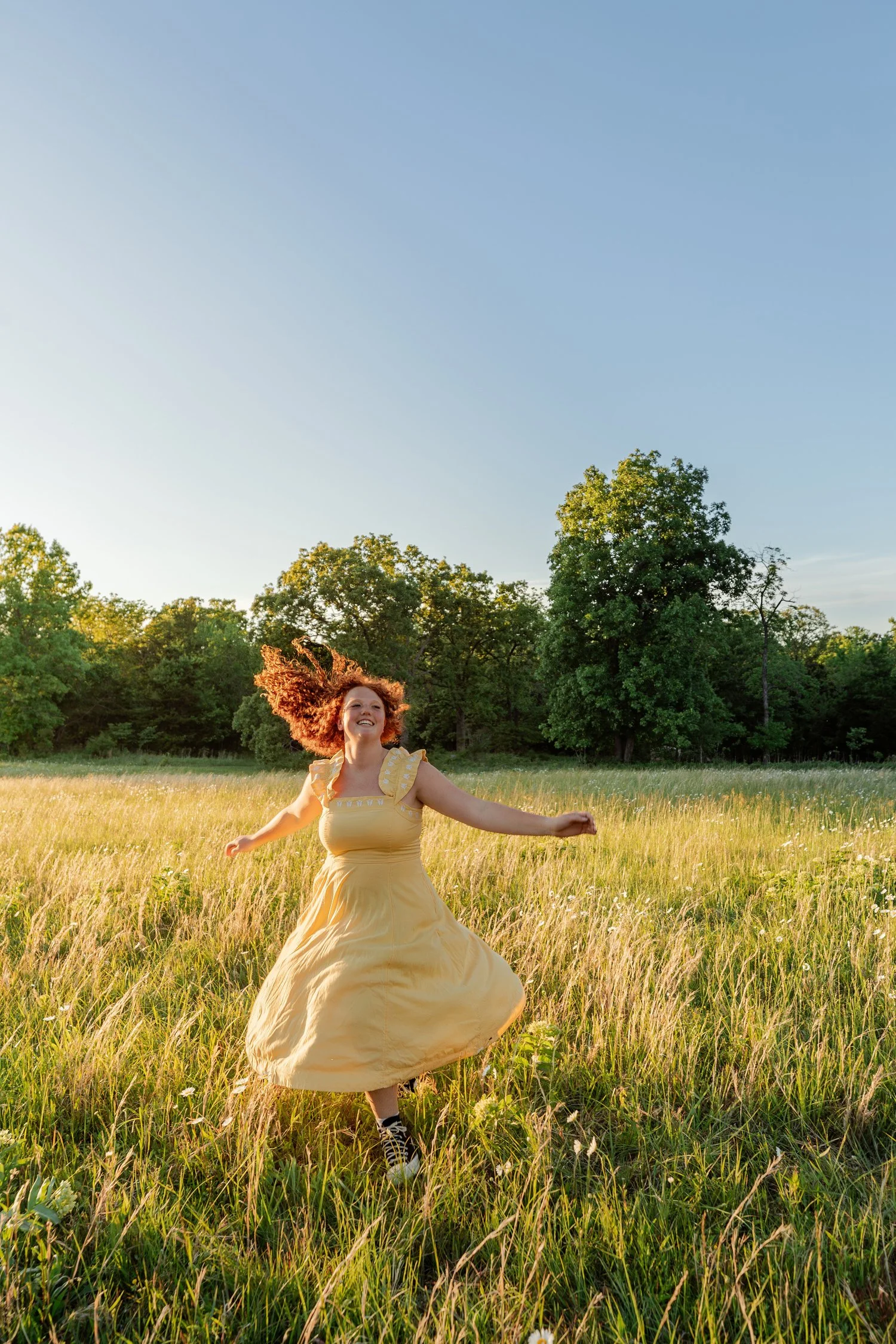 Clara | Golden Hour Senior Photos in Bolivar, MO