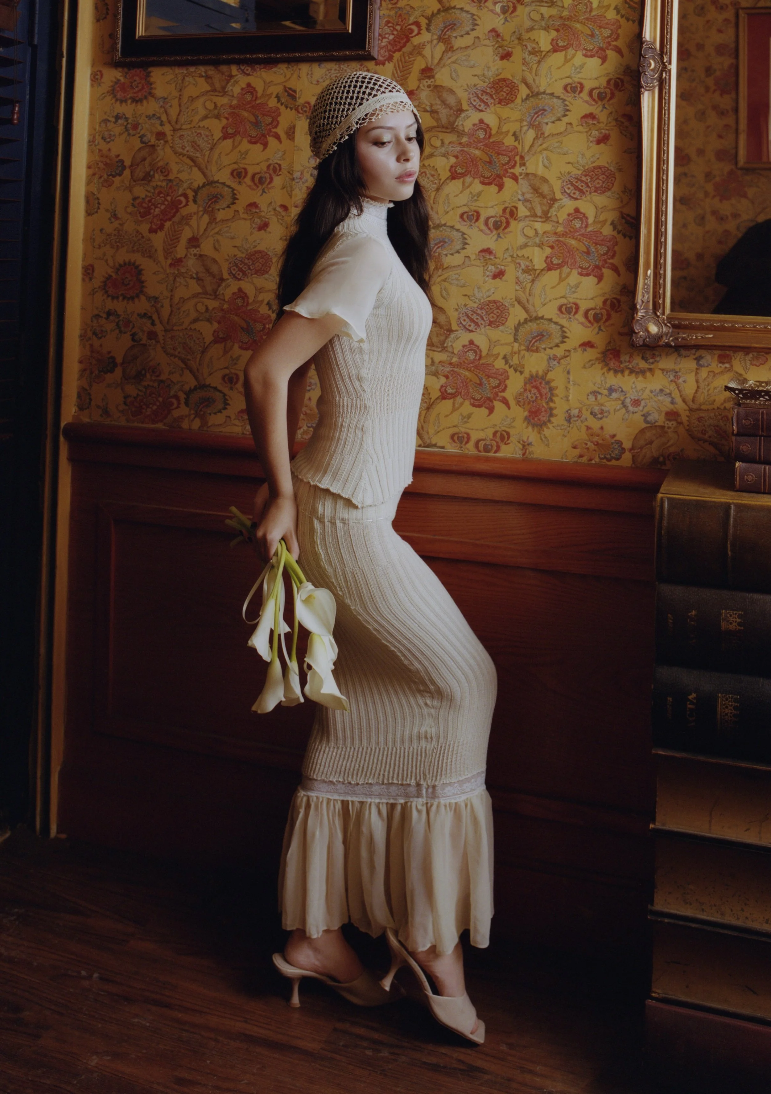 victorian high neck set