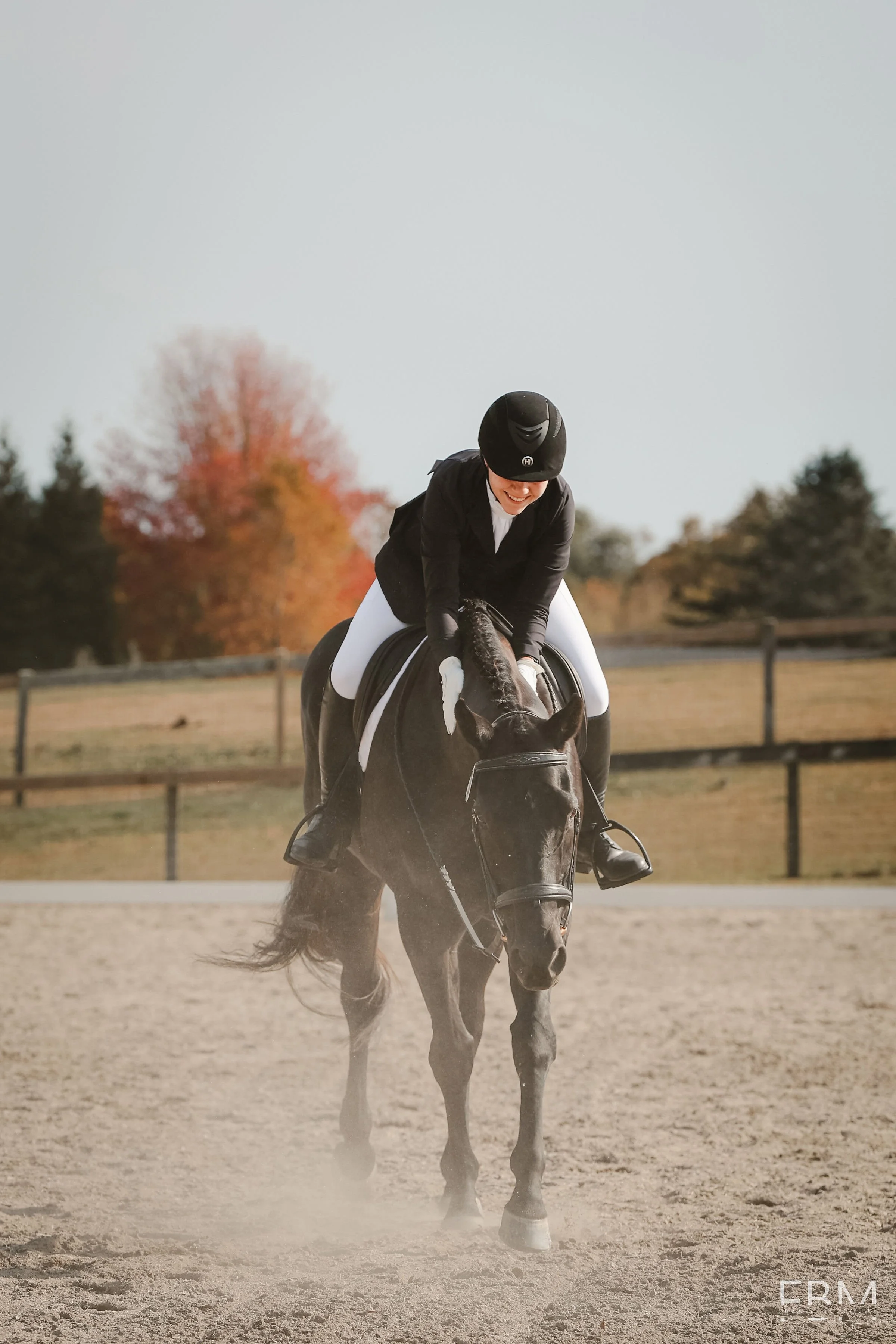 Davern Dressage show client