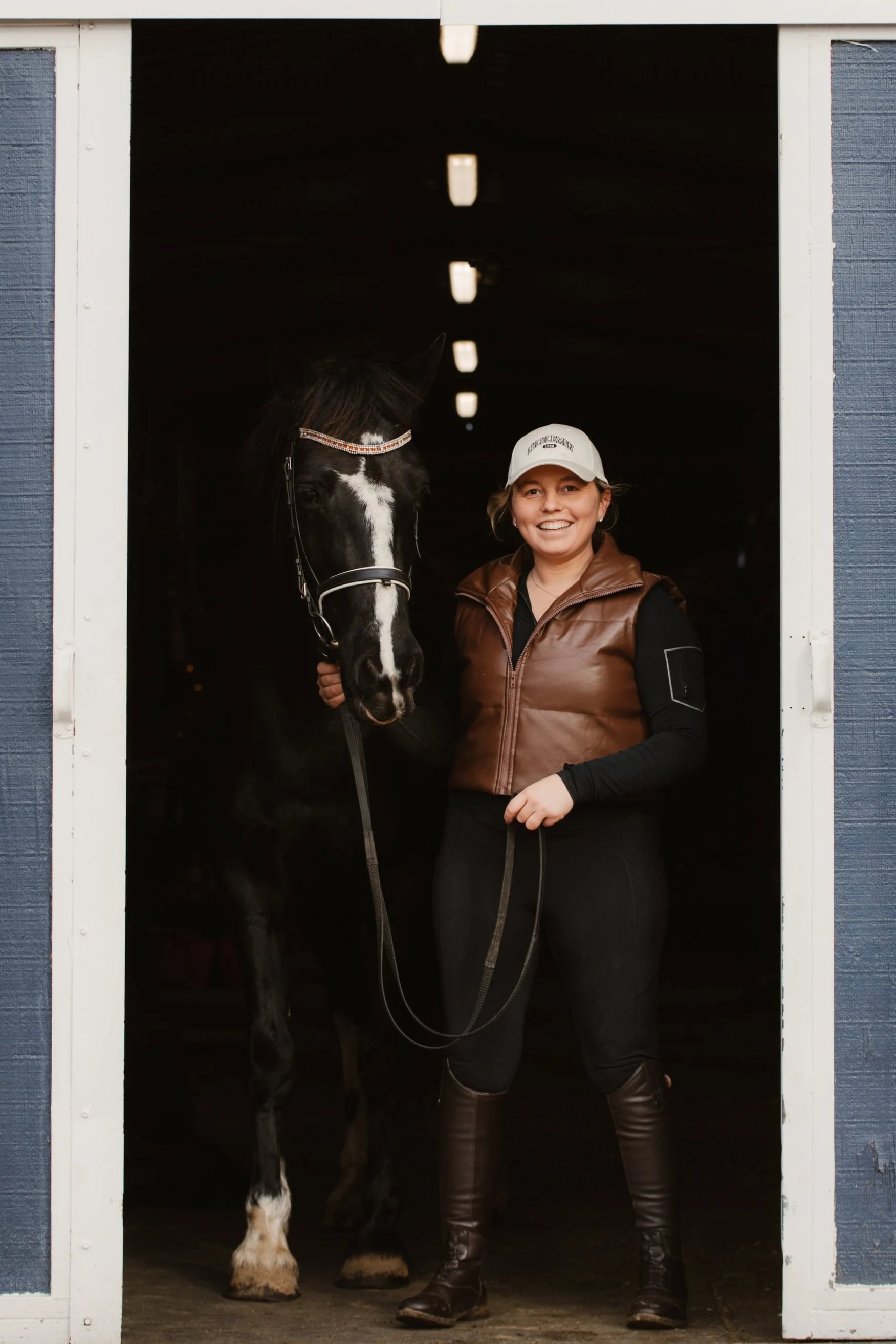 Branding headshot Emma Davern, owner of Davern Dressage