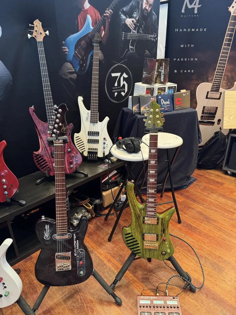 EVO-Caster Guitar Summit 2025 Rinaldis Guitar Works & Dogal Strings