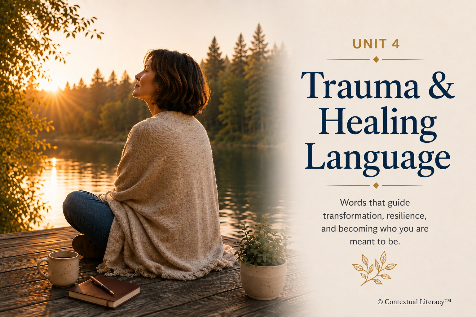 Lost in Translation™ Unit Four: Trauma & Healing Languauge-- trauma, trigger, holding space, fawning, dissociation, emotional feedback, through the lens of body signals, lived experience and contextual understanding.