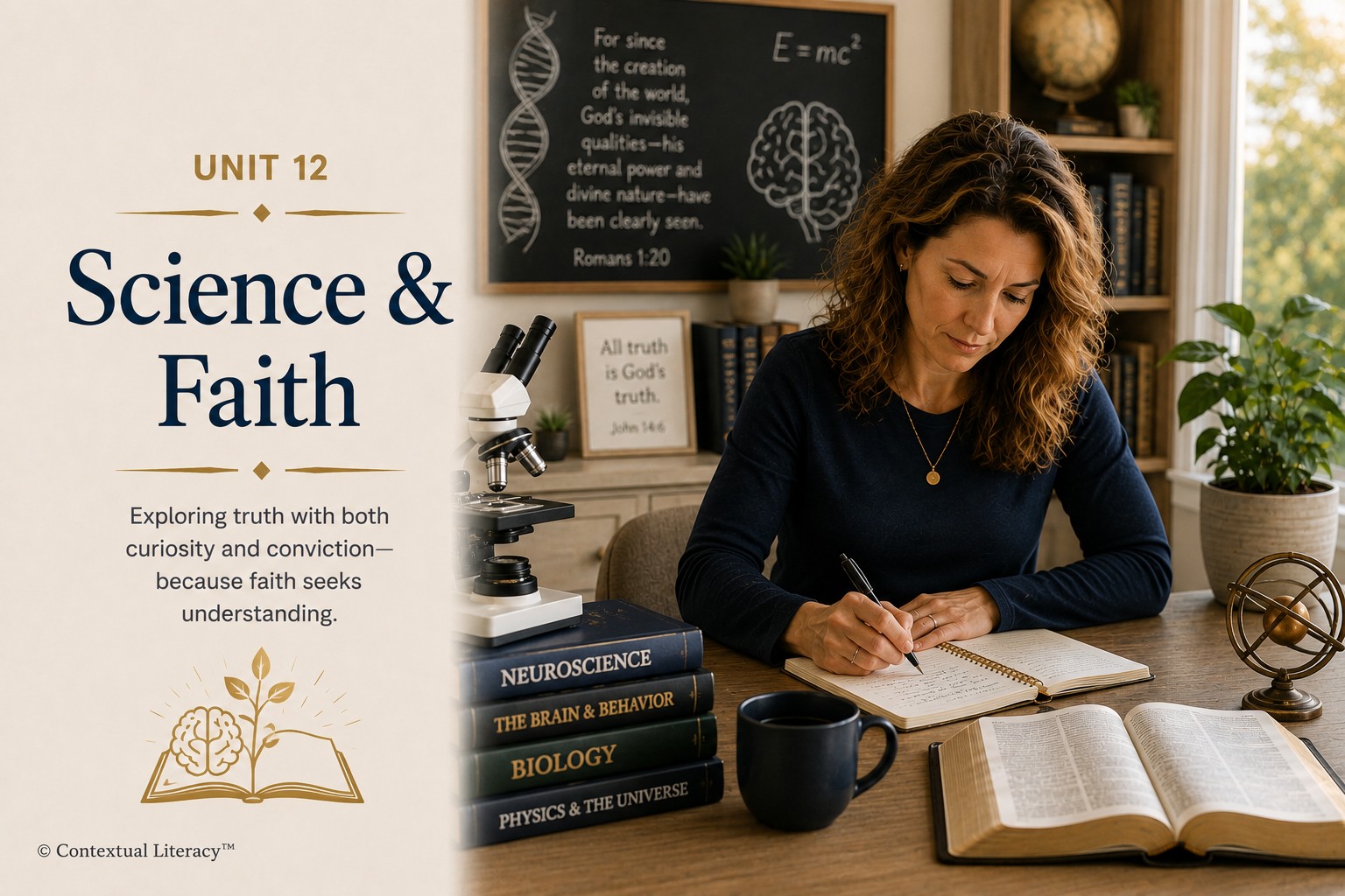 Lost in Translation™ Unit Twelve: Science & Faith Language --Neuroplasticity, epigenetics, mind-body connection, placebo, nocebo, stress, healing, science, integration of knowledge, prayer and quantum physics
