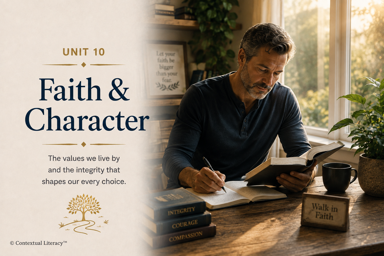 Lost in Translation™ Unit Ten: Faith & Character Language-- grace, love, faith, presence, through the lens of body signals, lived experience and contextual understanding.