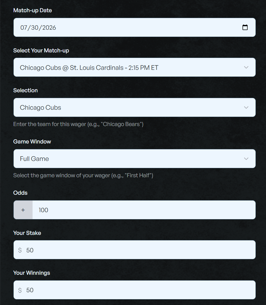 Create WagerPaper