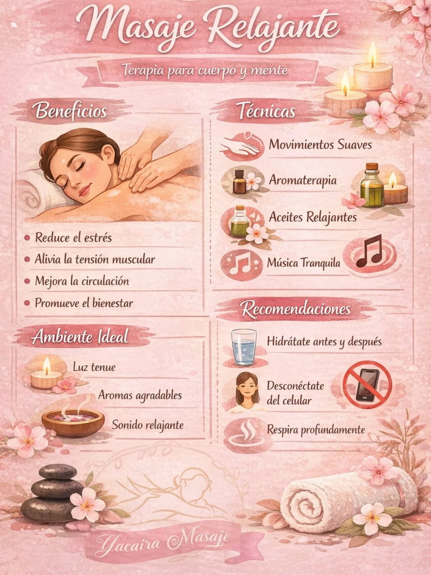 Beneficios del masaje relajante
