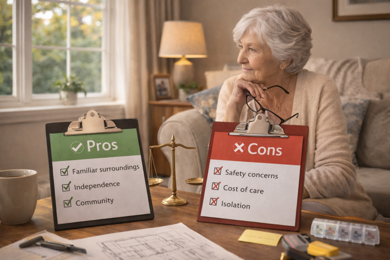 Aging in Place: Pros, Cons, and How to Plan for Senior Safety