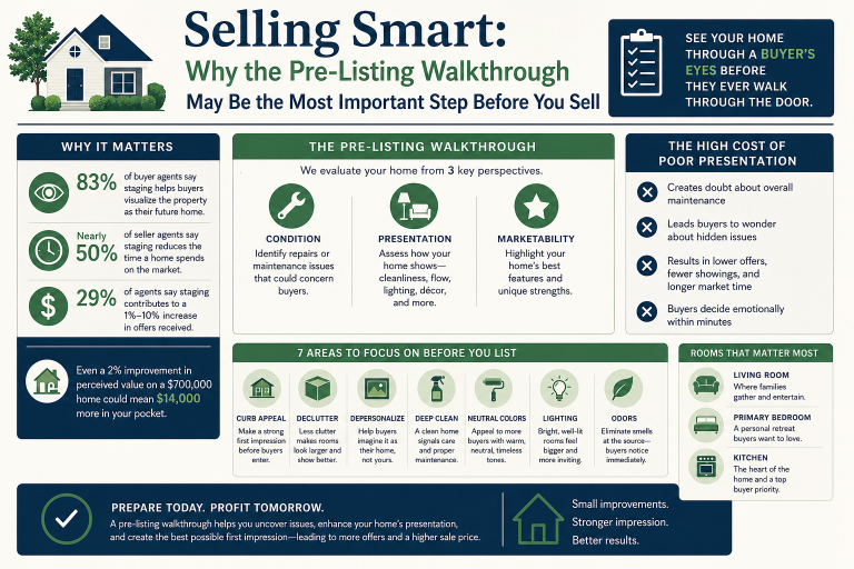 Selling Smart: Why the Pre-Listing Walkthrough May Be the Most Important Step Before You Sell