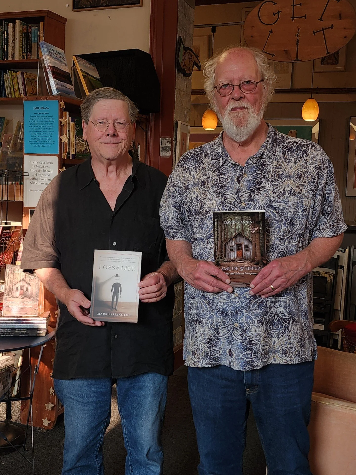 Book Reading at the Bookstore in Lenox, MA