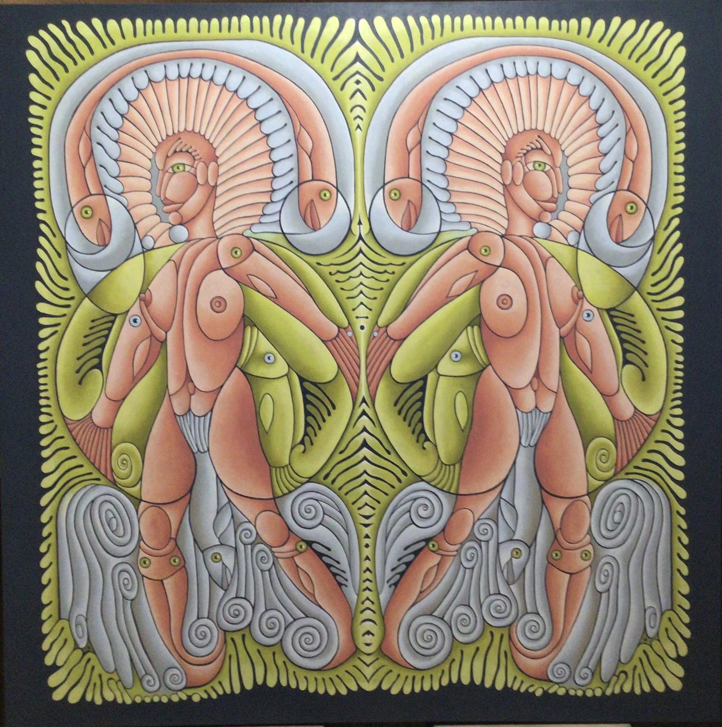 MY INNER FISH
4'x4'
oil on canvas        2016