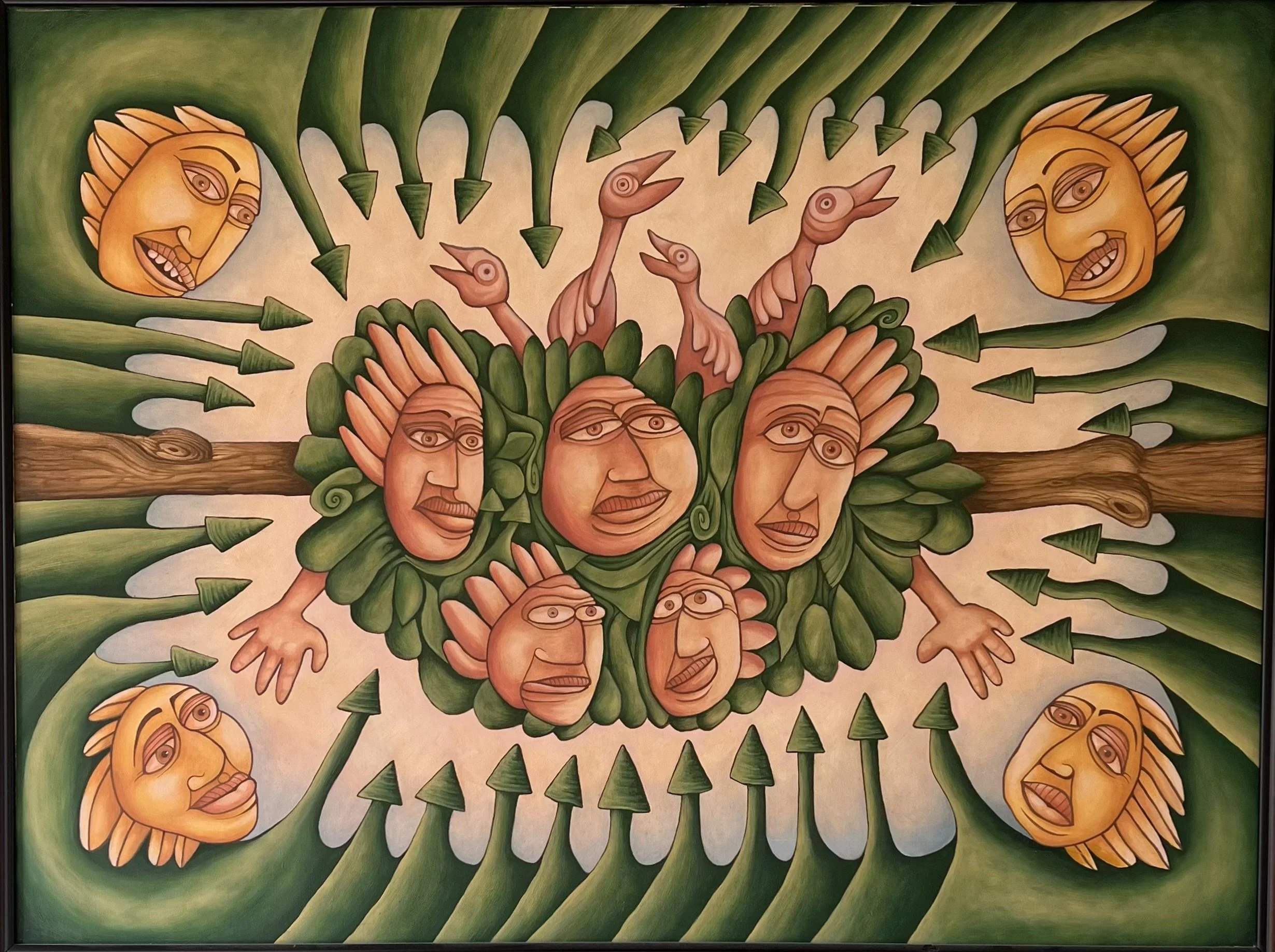 EVOLUTION
oil on canvas
4'x3'
2009