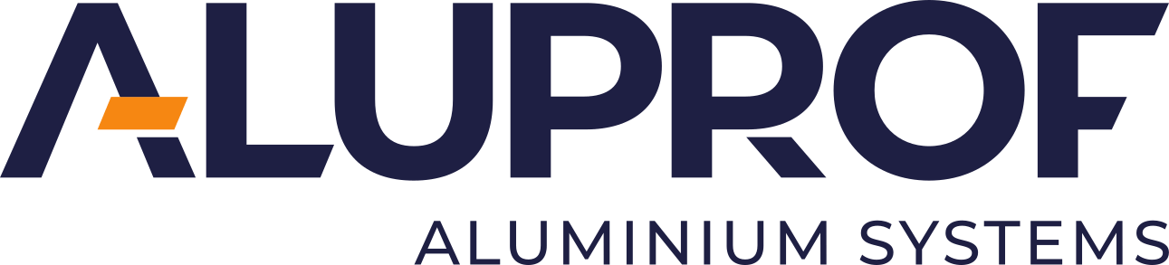 Logo of Alupro Aluminium Systems with dark blue text and an orange stylized 'A'