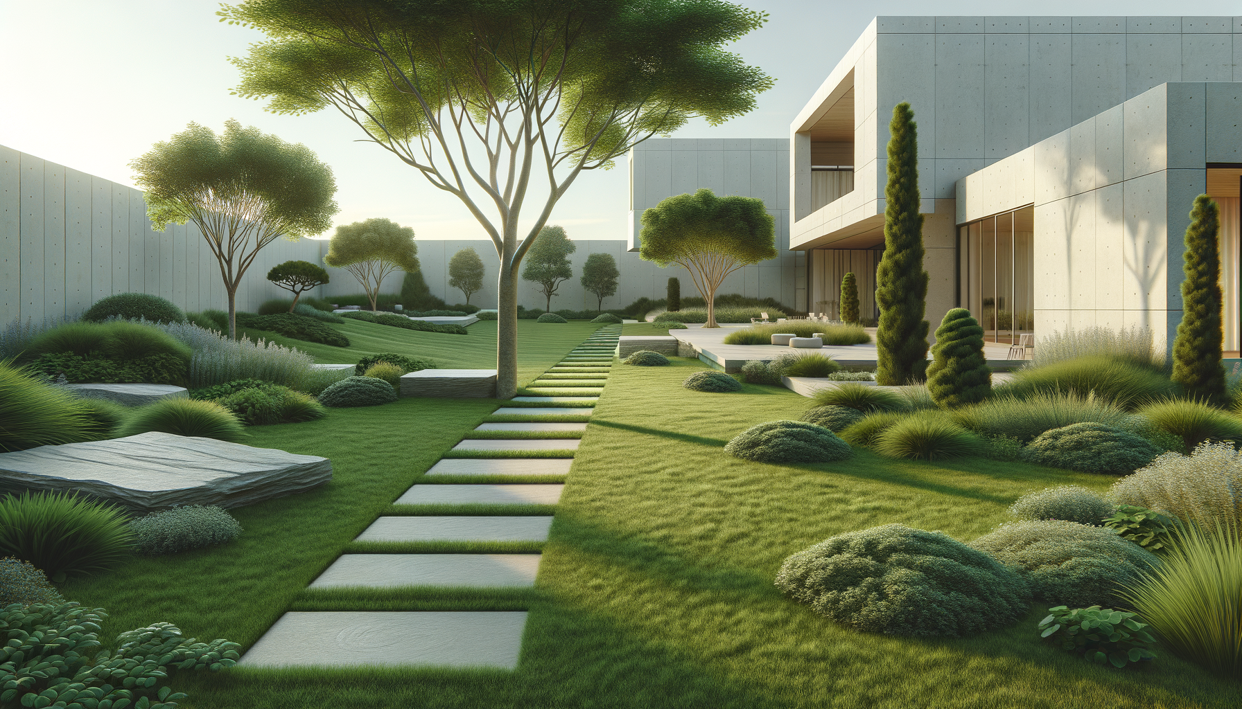 Residential landscape installation in Kingsport TN