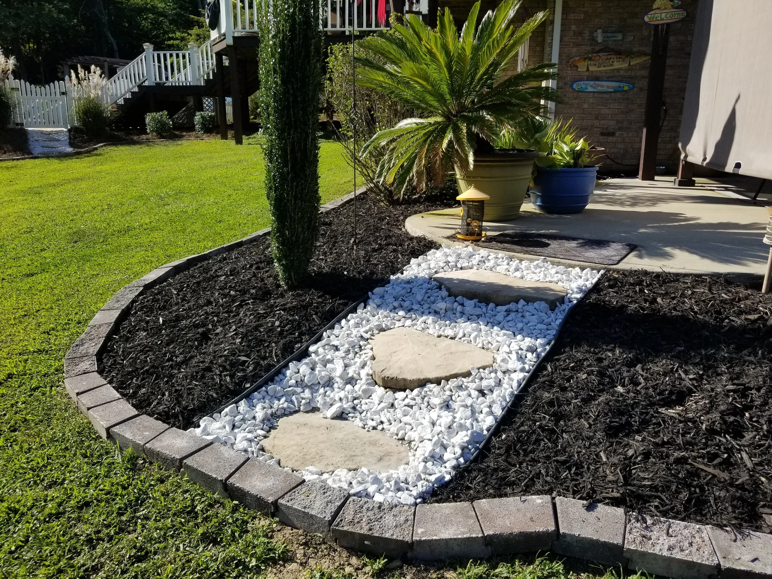 Residential landscaping project by Vista Nova — Kingsport TN