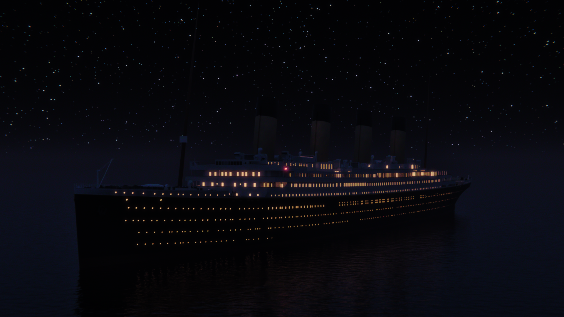 An image of the RMS Titanic model.