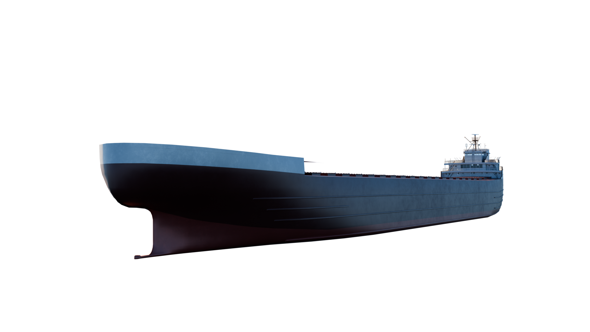 An image of the SS Edmund Fitzgerald model.