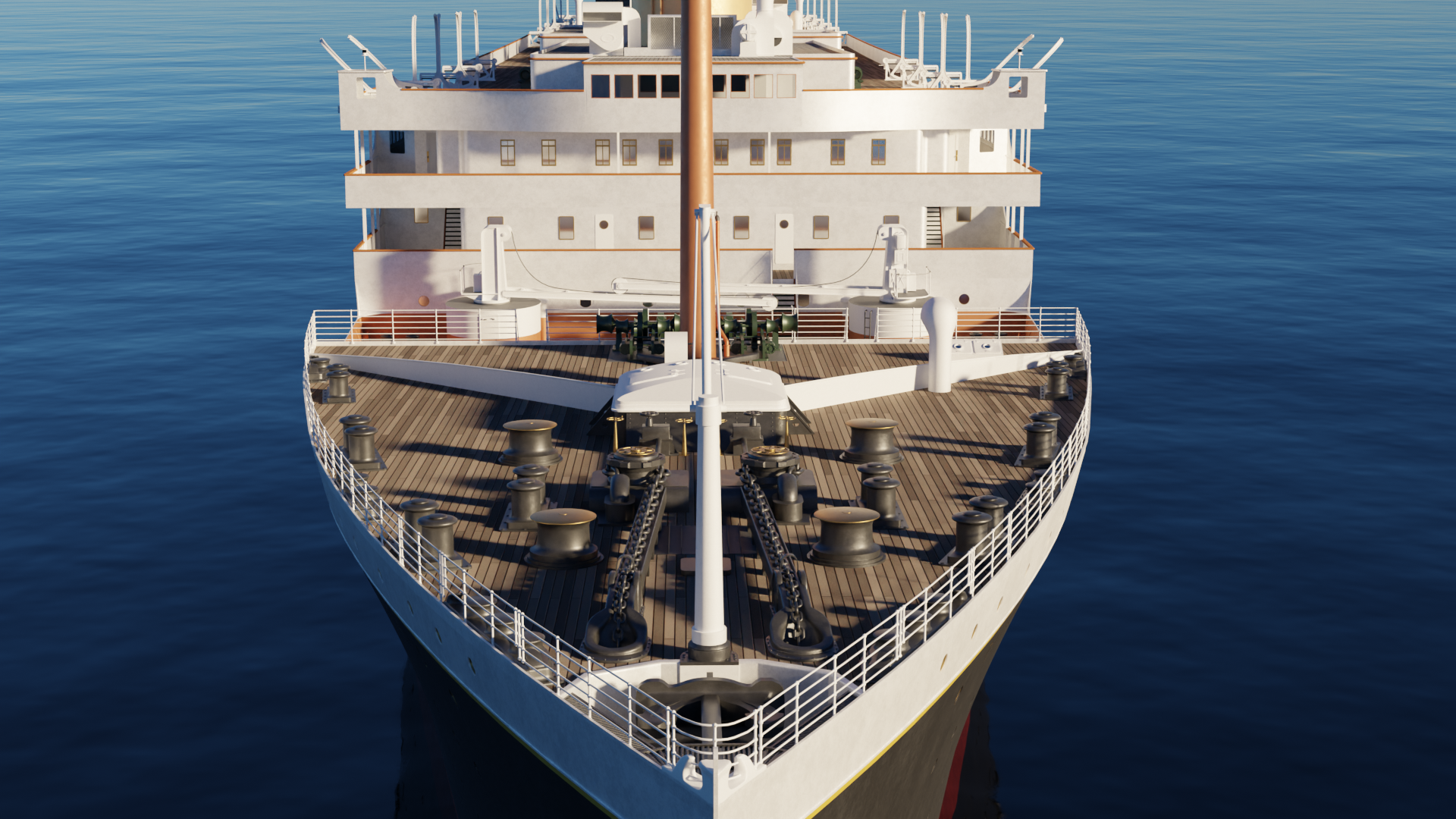 An image of the RMS Titanic model.