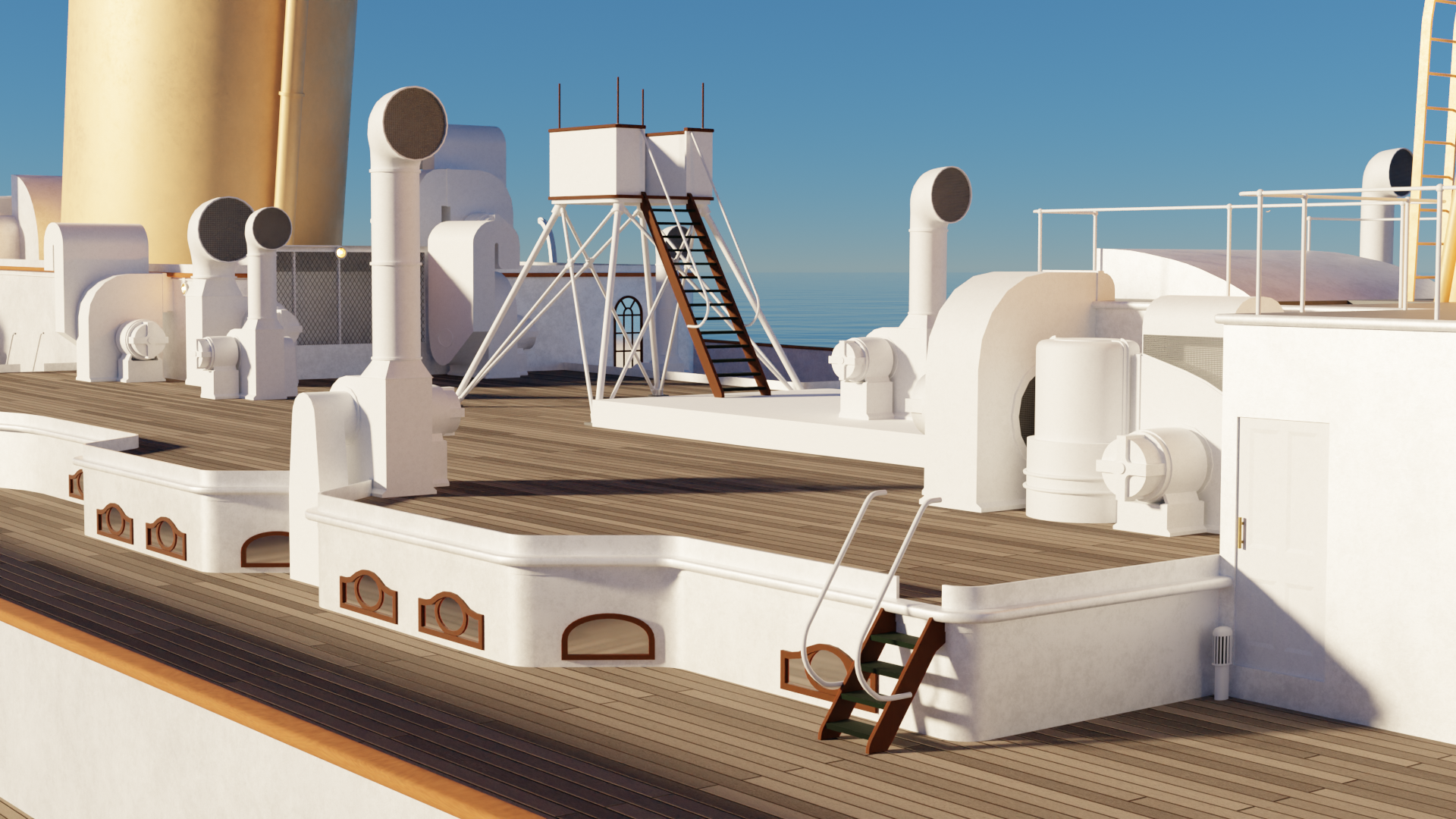 An image of the RMS Titanic model.