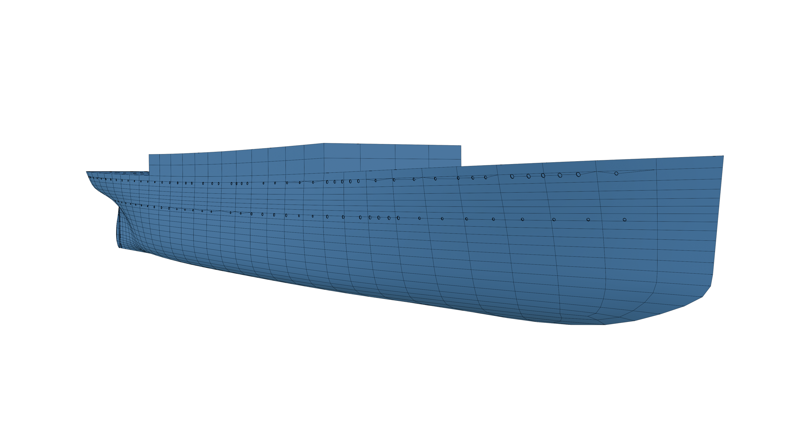An image of the SS Lake Manitoba model.