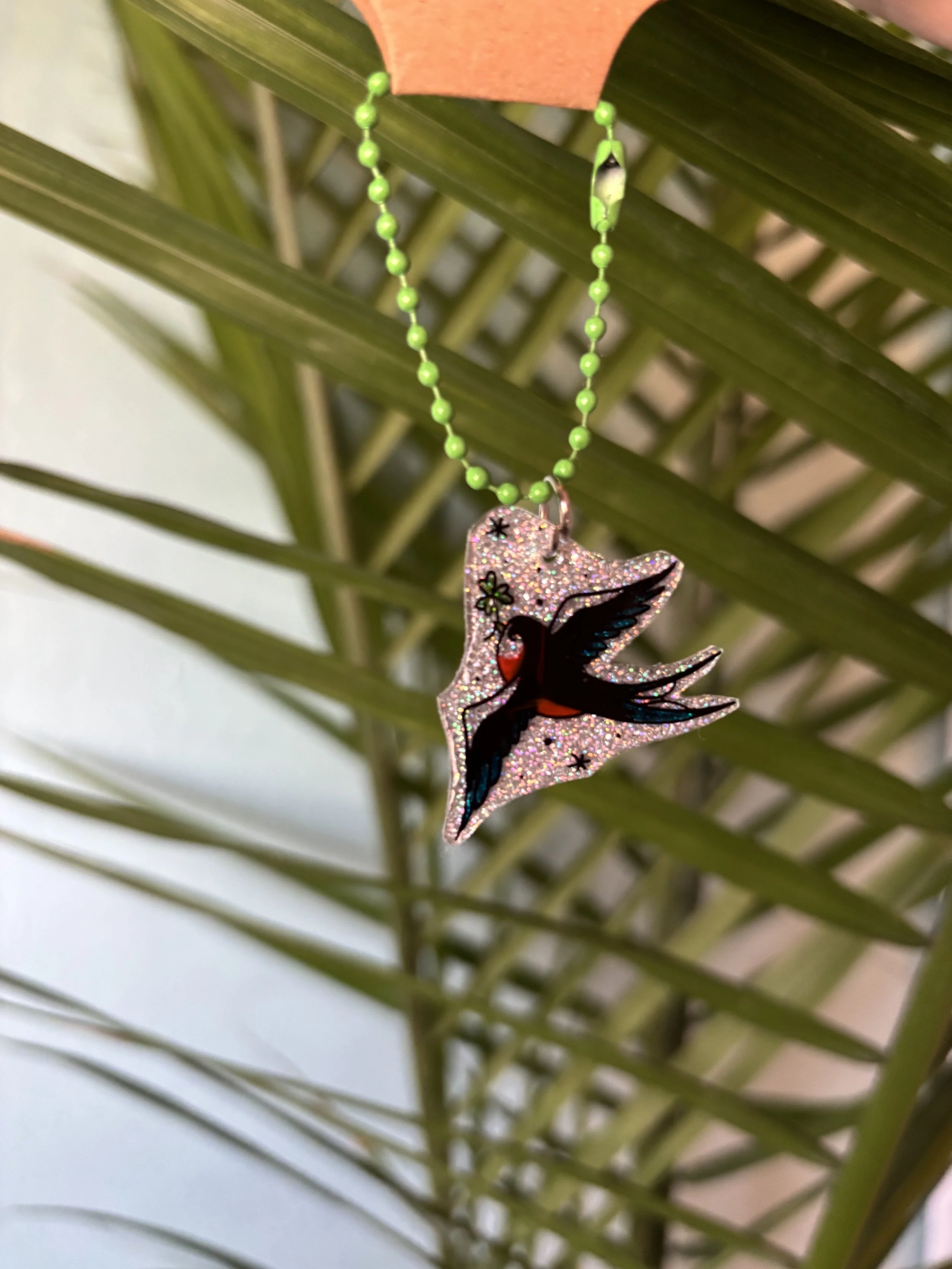 Hand Drawn Charm Keychain