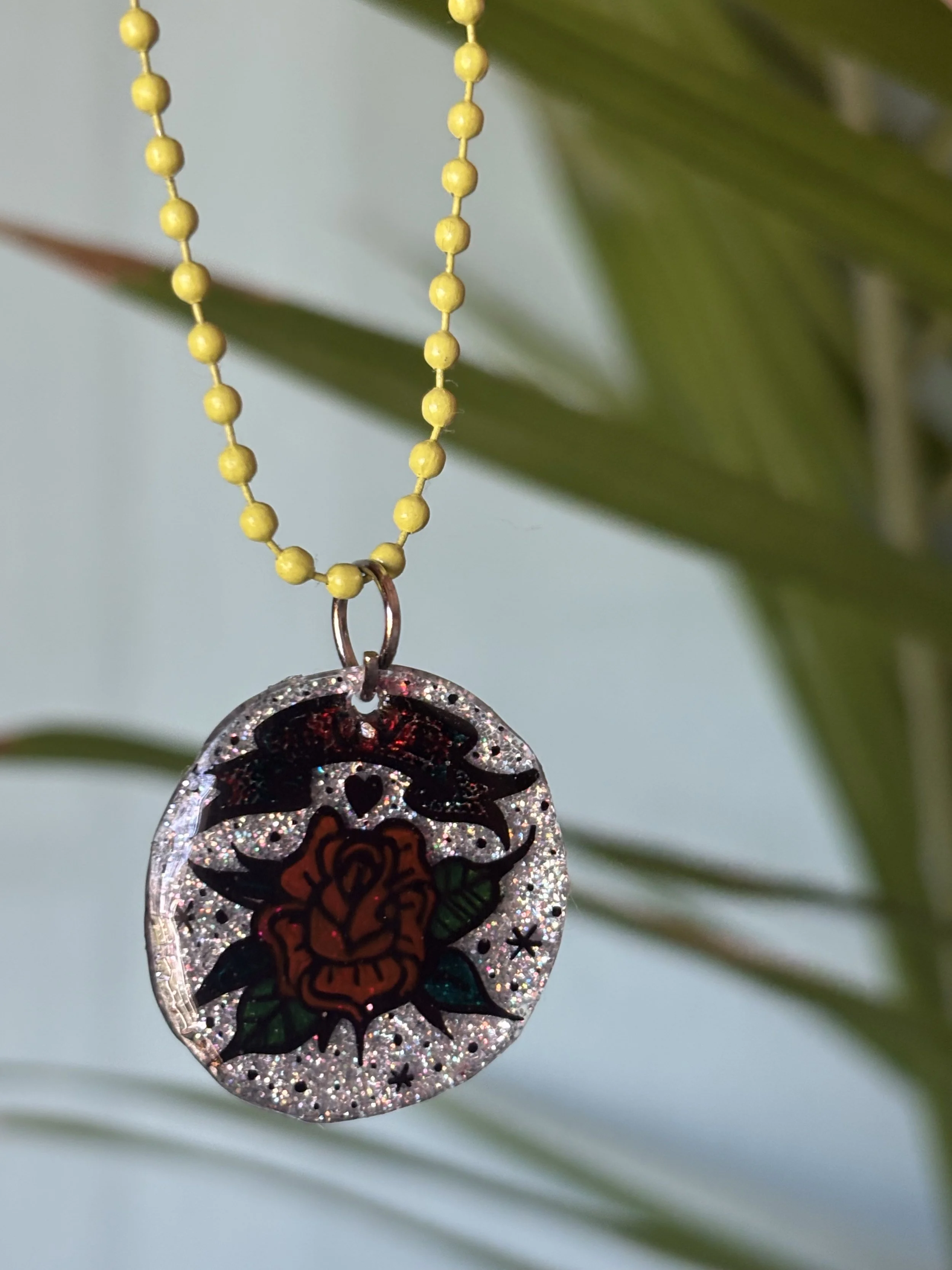 Hand Drawn Charm Keychain