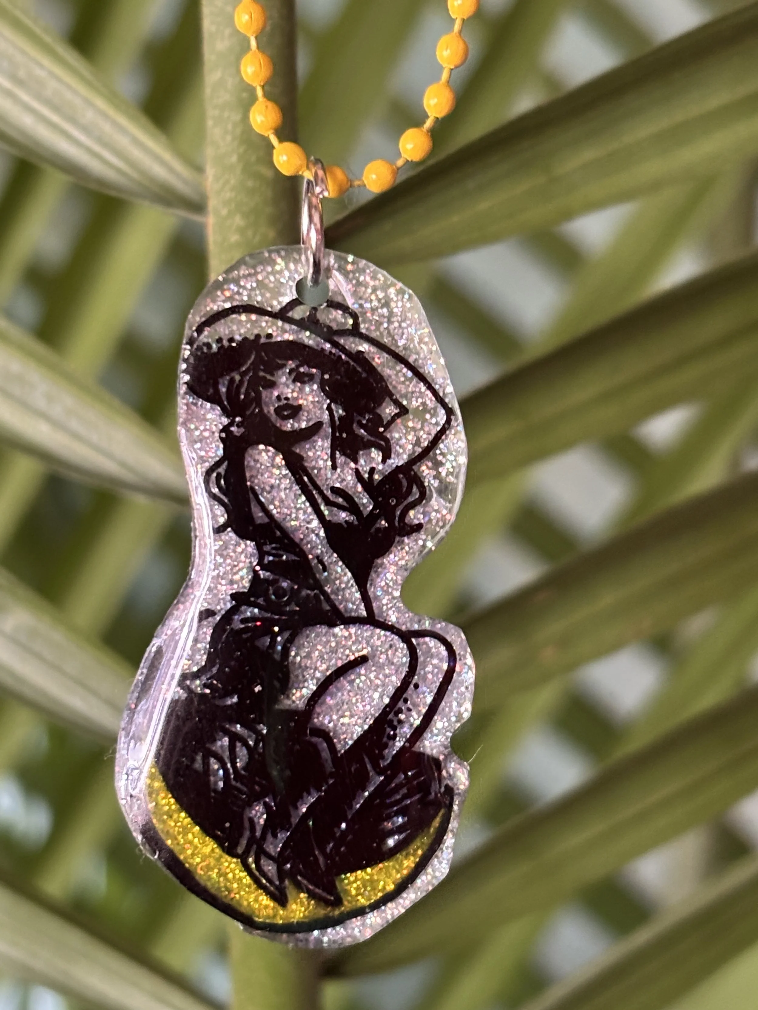 Hand Drawn Charm Keychain