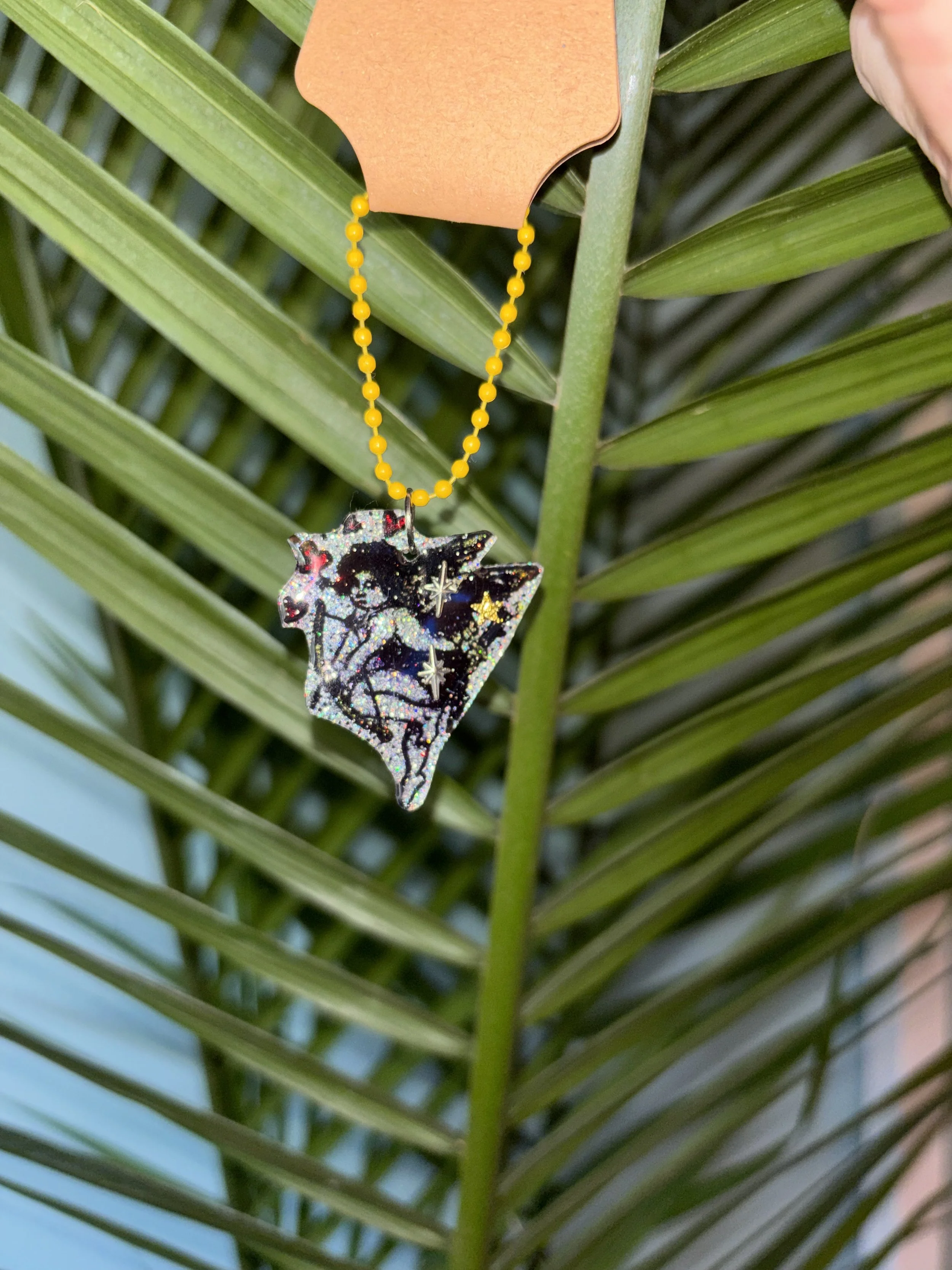 Hand Drawn Charm Keychain