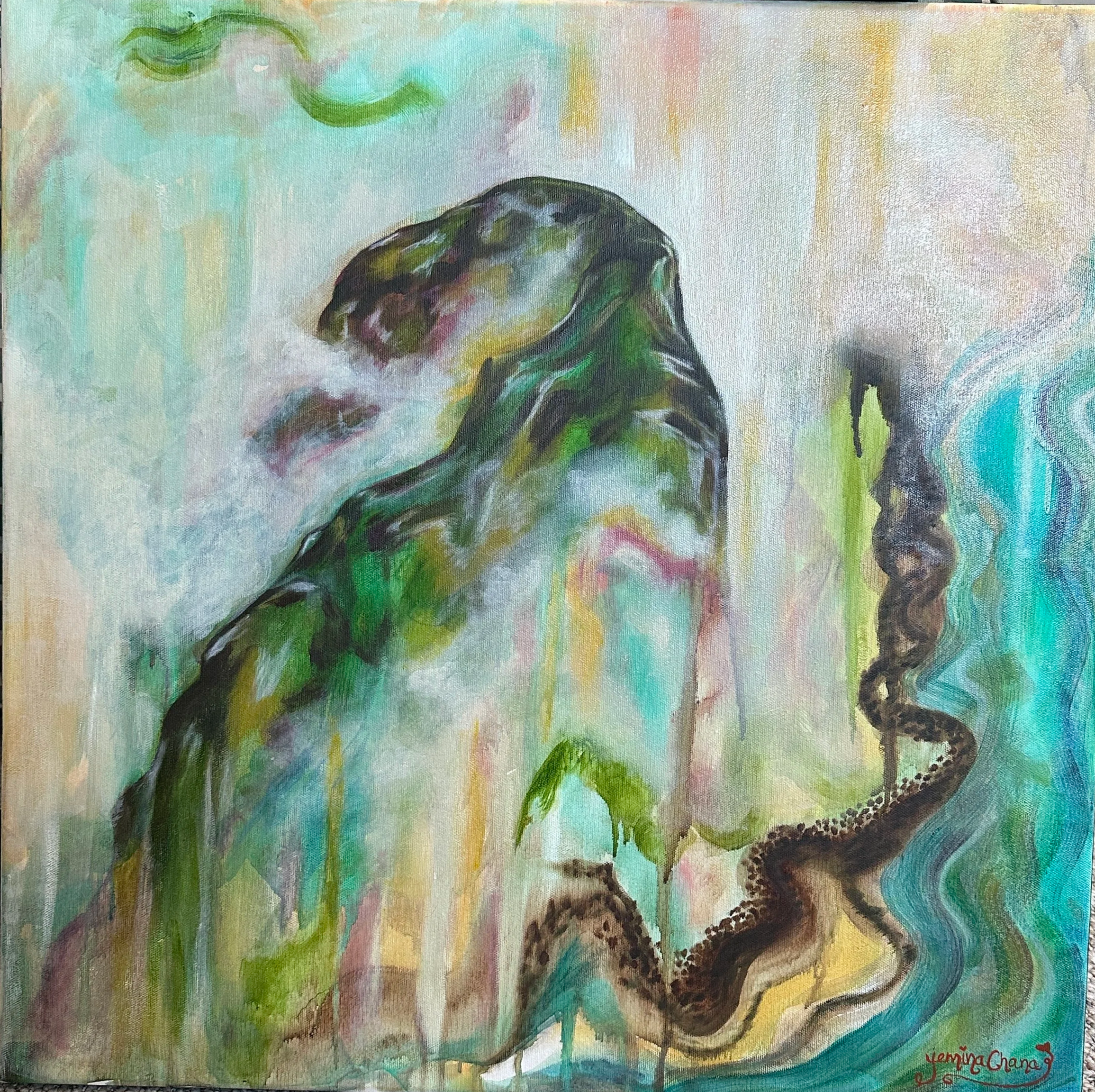 Nifgashim b’Sinai, 24x24, Oil on Canvas