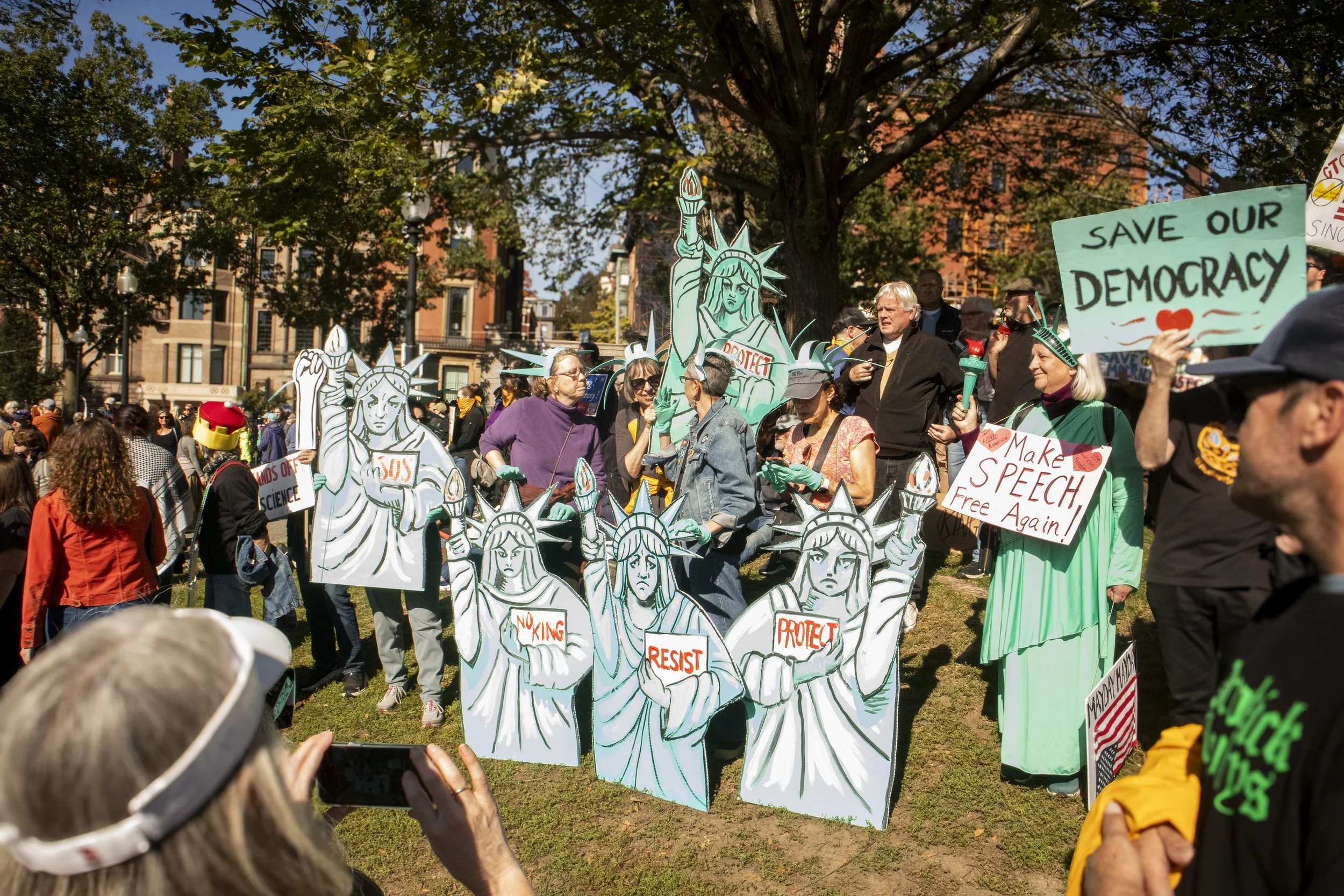 RWU Students at "no kings"