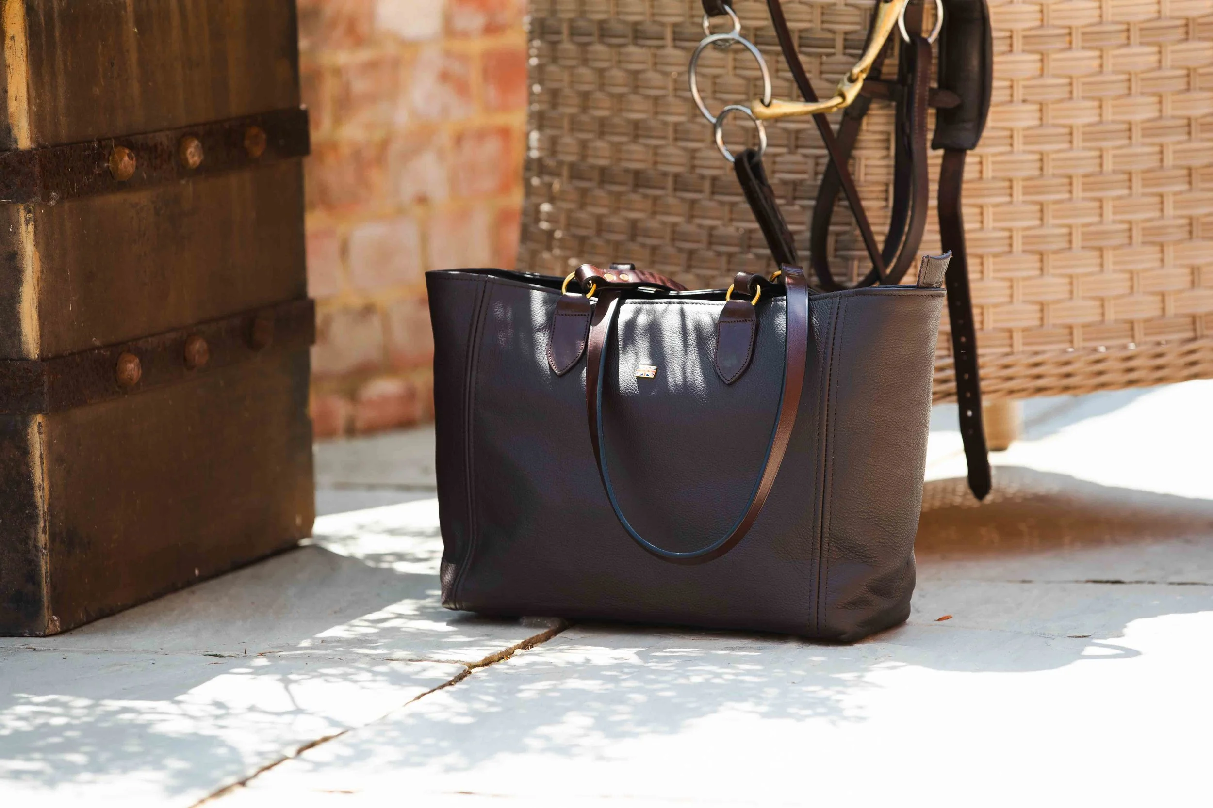 Chocolate Brown Burghley Bag