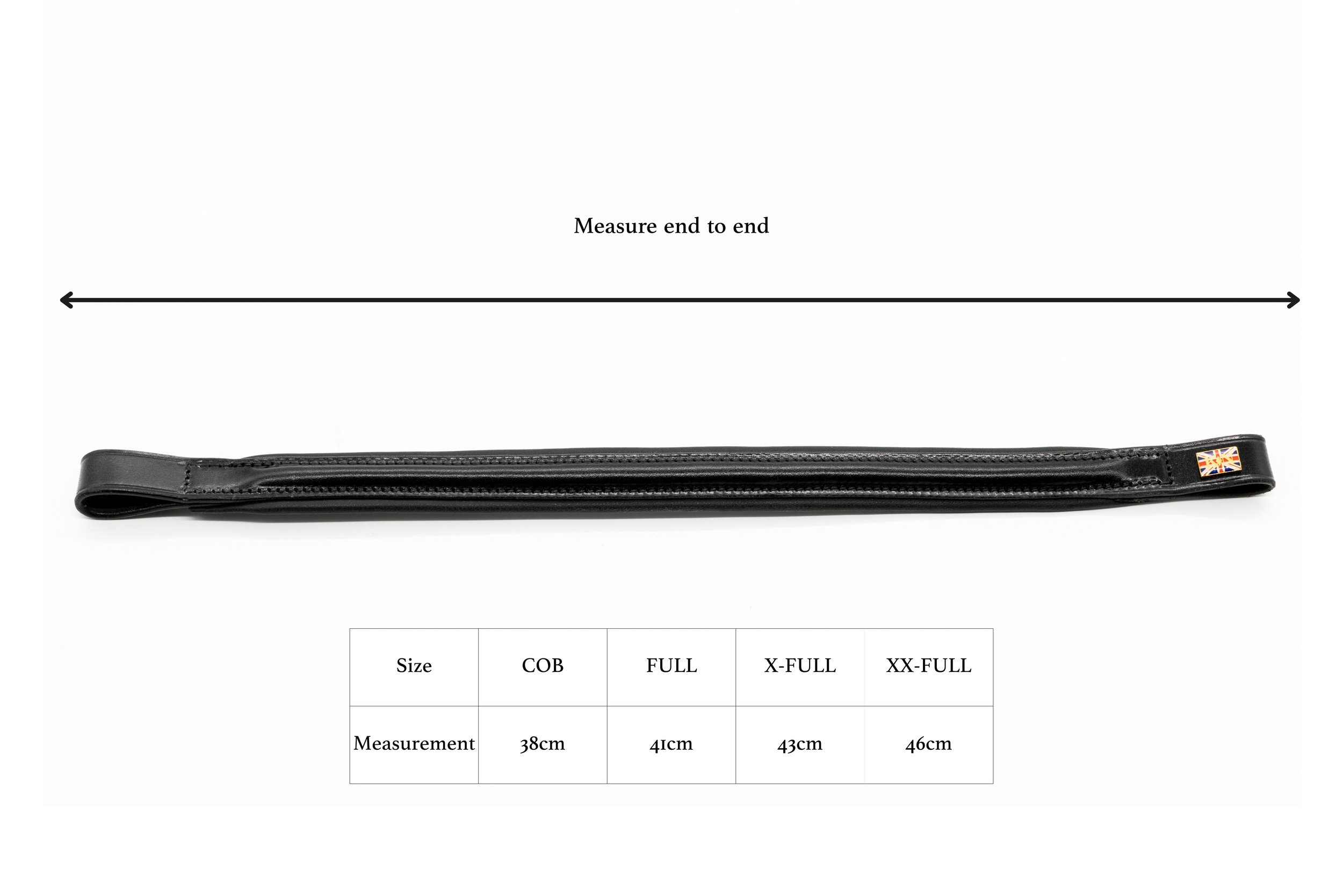 Size and measuring Guide for Kate Negus Browband.