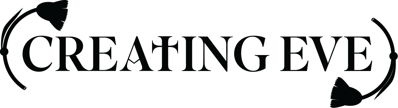 The logo for 'Creating EVE,' featuring the text 'Creating EVE' with a stylized design.