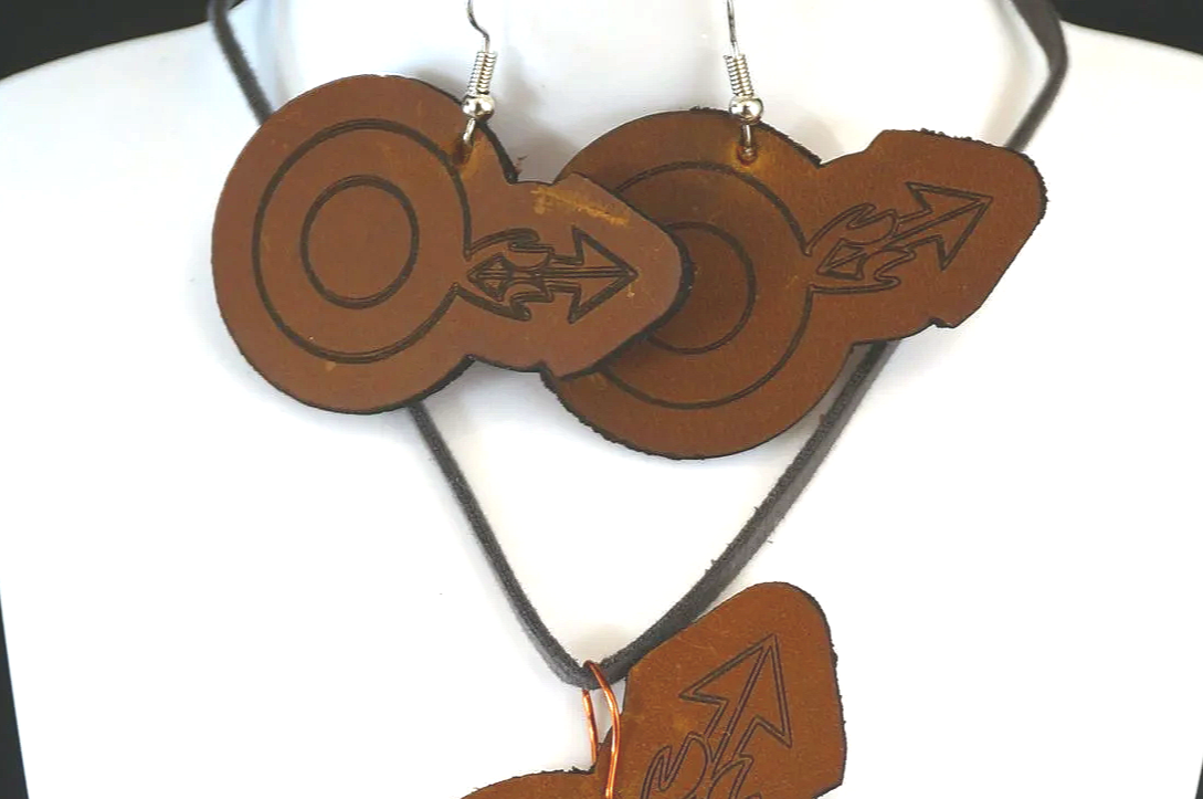 Mars Planetary Earring Set