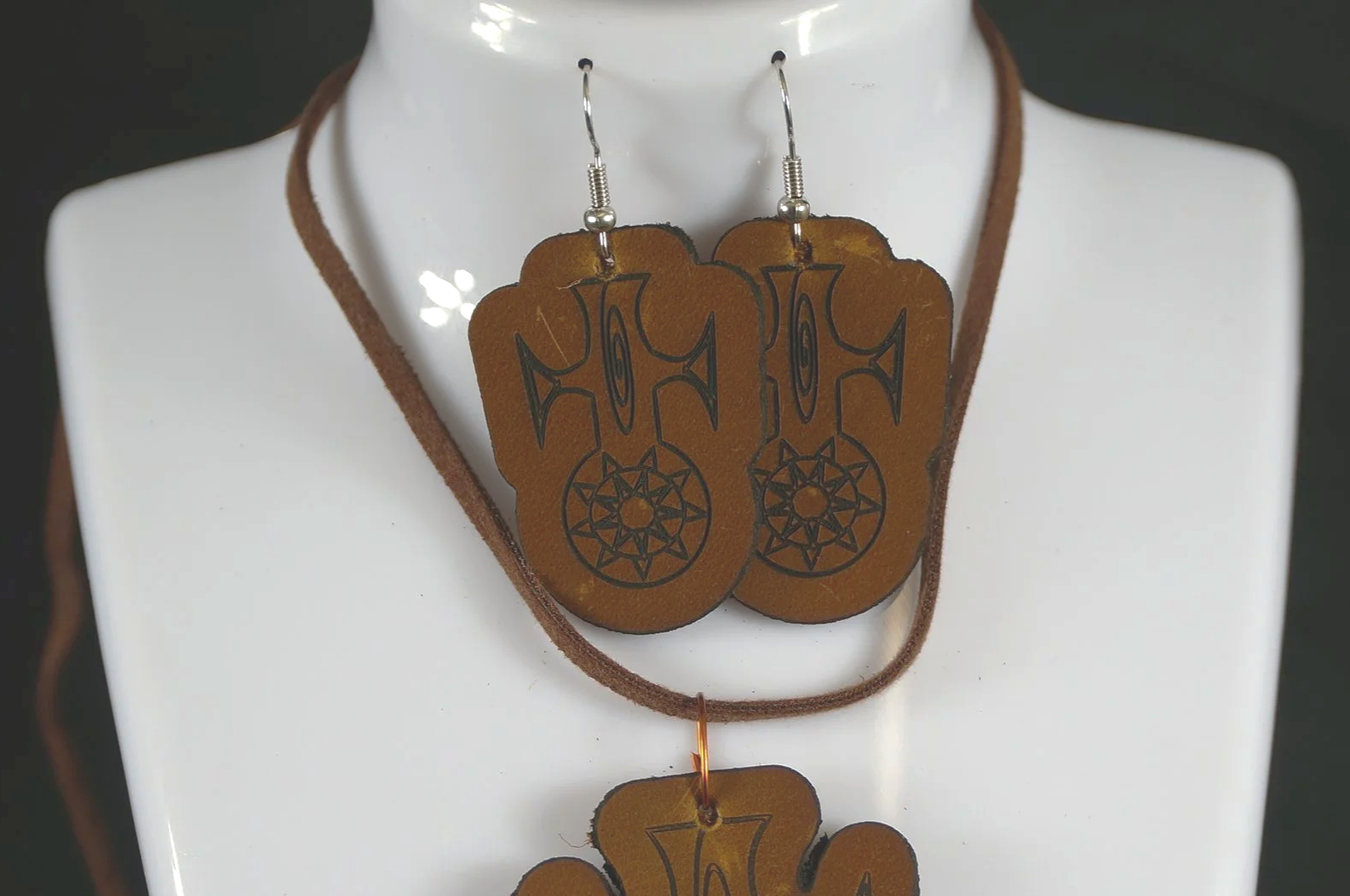 Uranus Planetary Earring Set