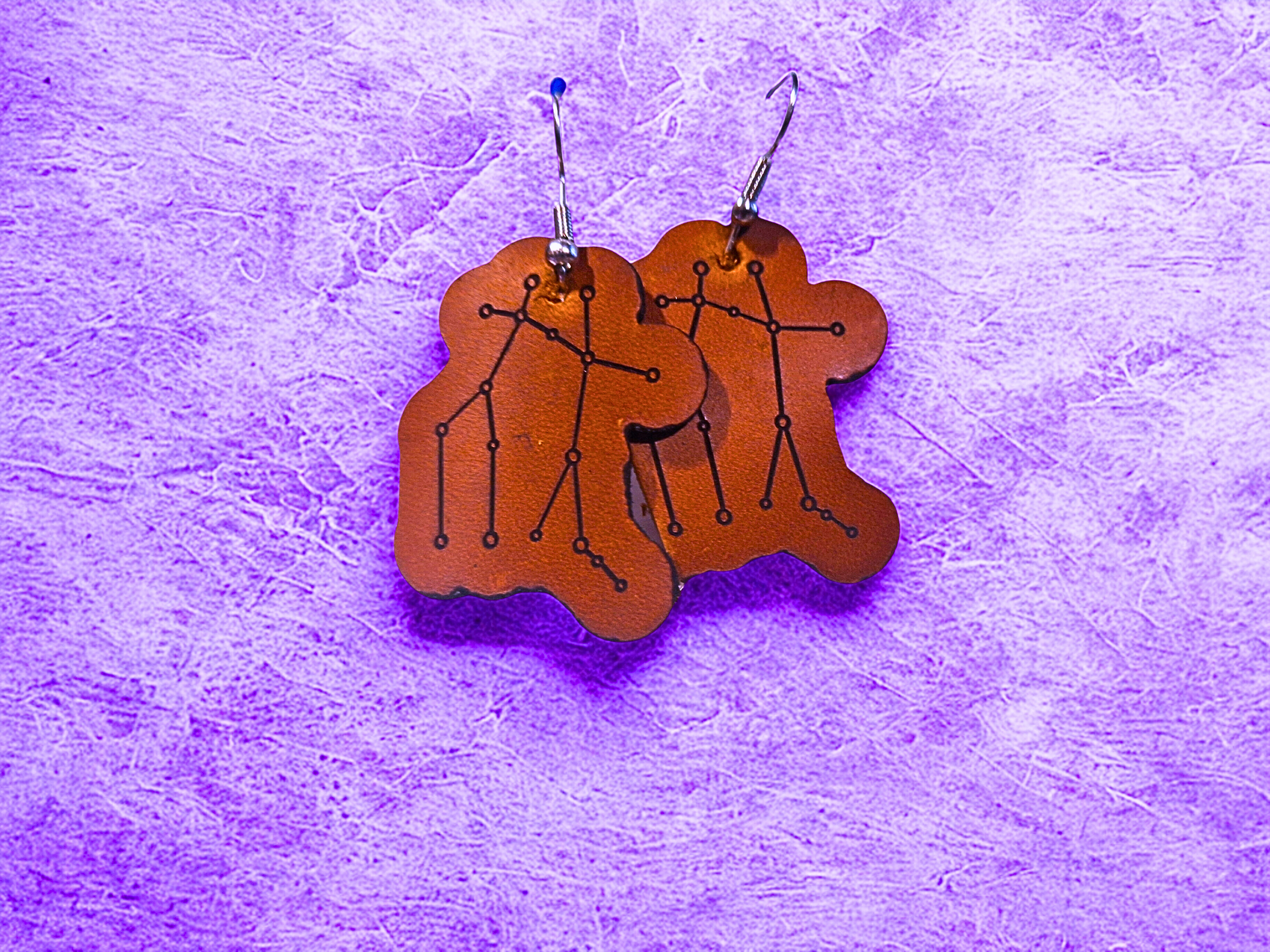 Gemini Constellation Earring Set