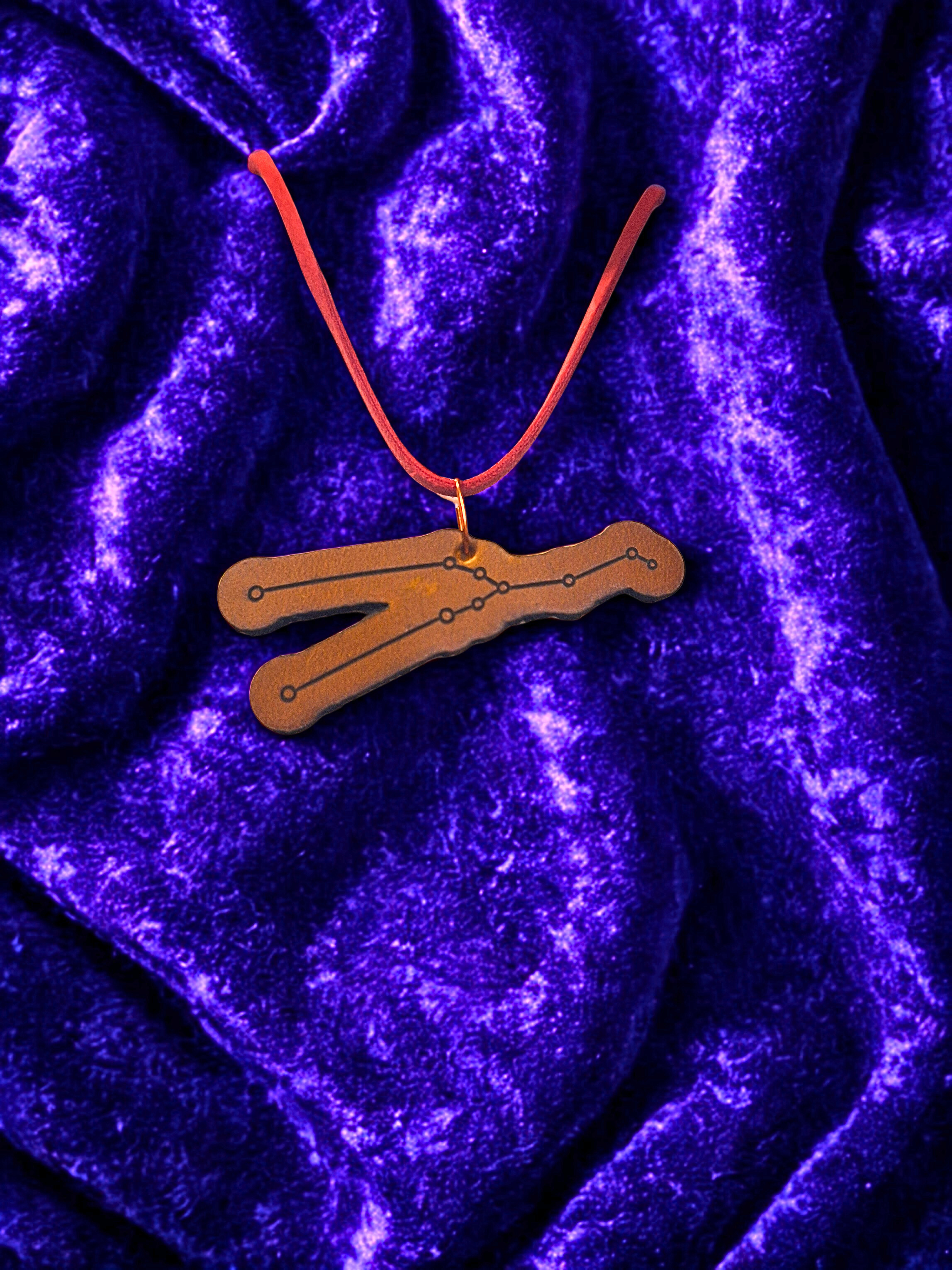 Aries Constellation Zodiac Pendant