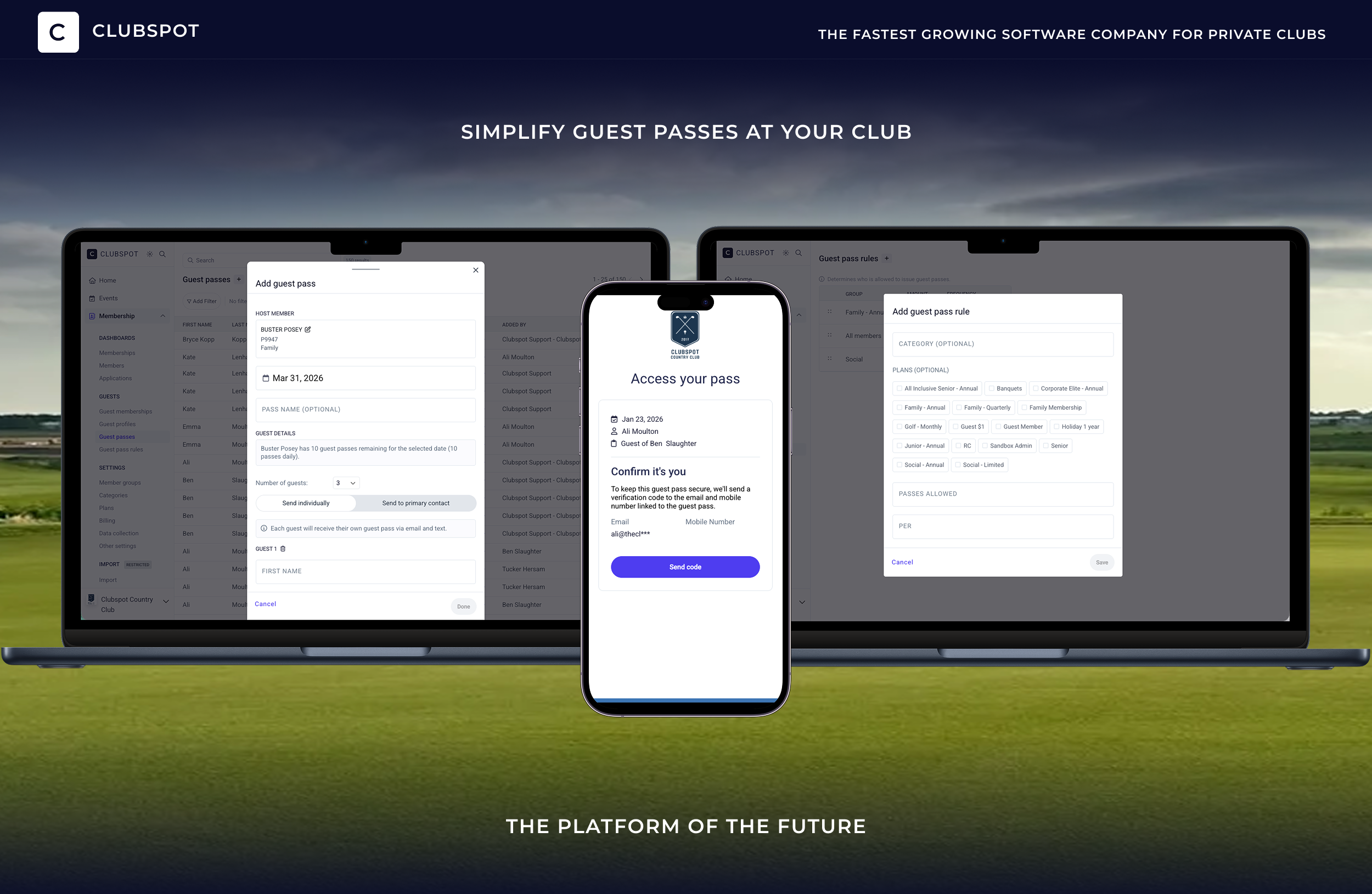 Smarter Guest Pass Management Software for Private Clubs