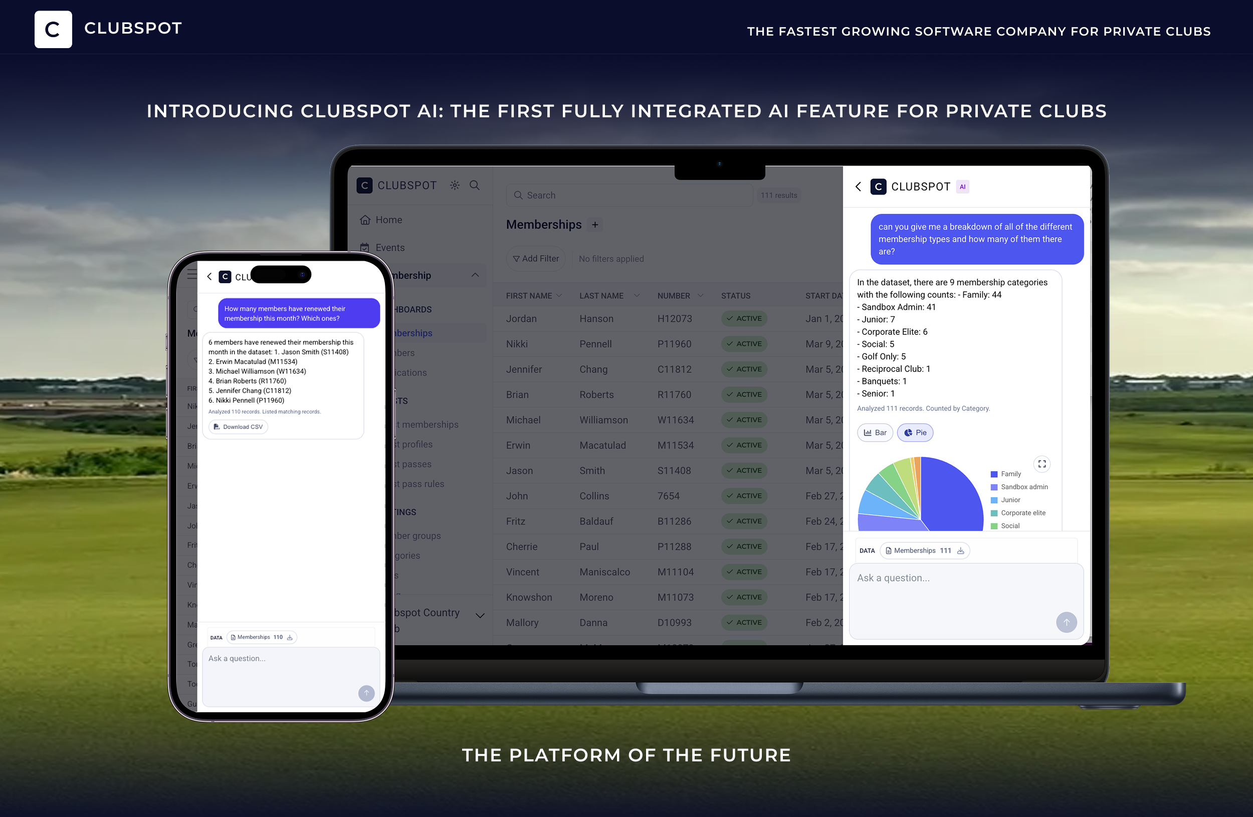 Introducing Clubspot AI: An Industry First That Will Revolutionize Private Club Software