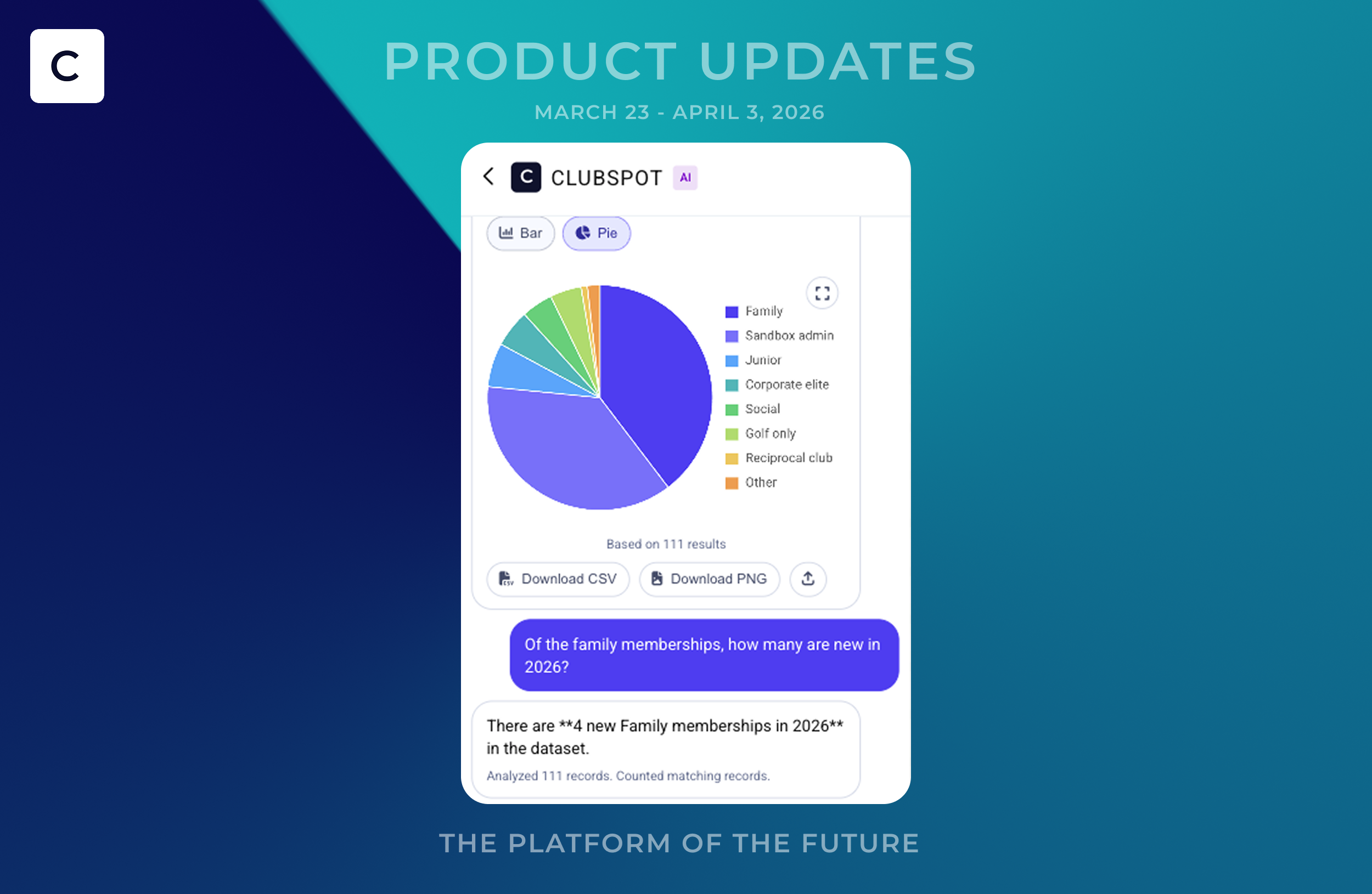 Clubspot Product Updates: March 21 – April 3, 2026