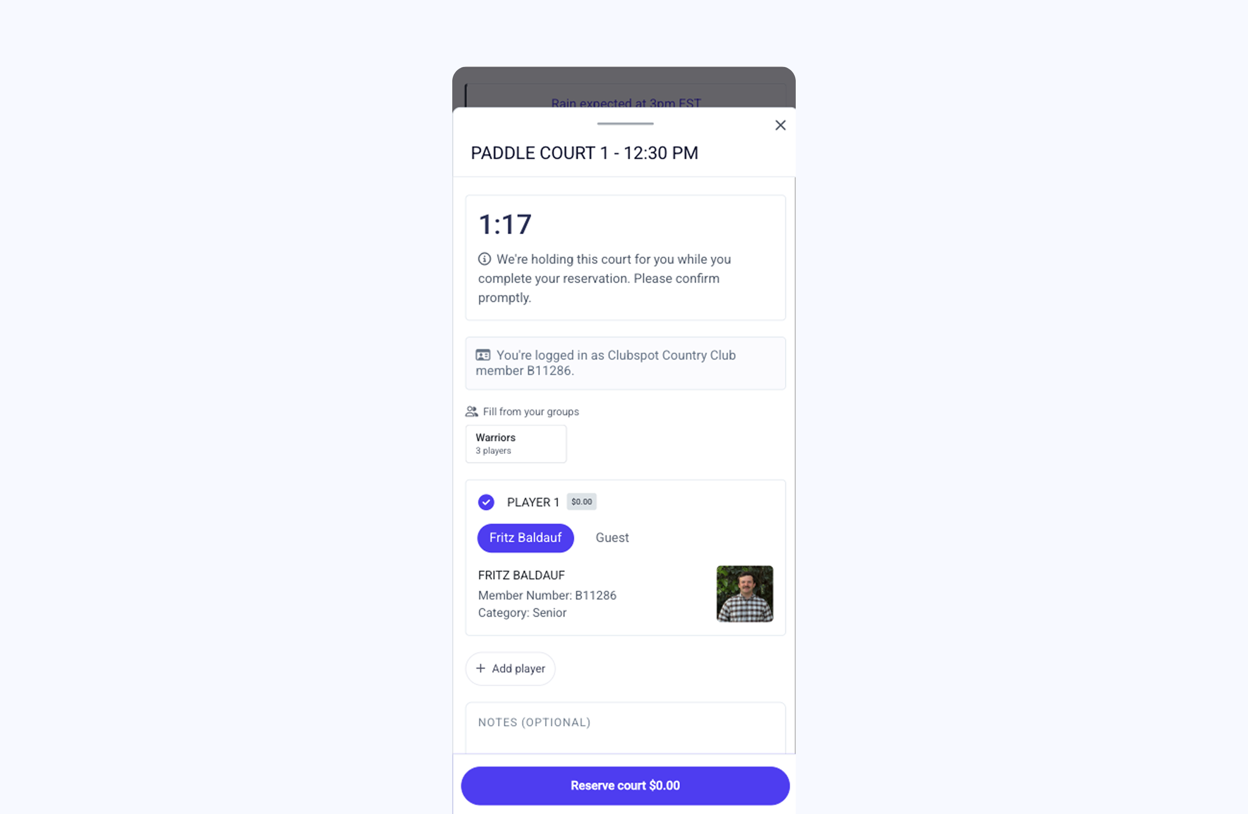 Court Booking Software for Tennis and Racquet Clubs