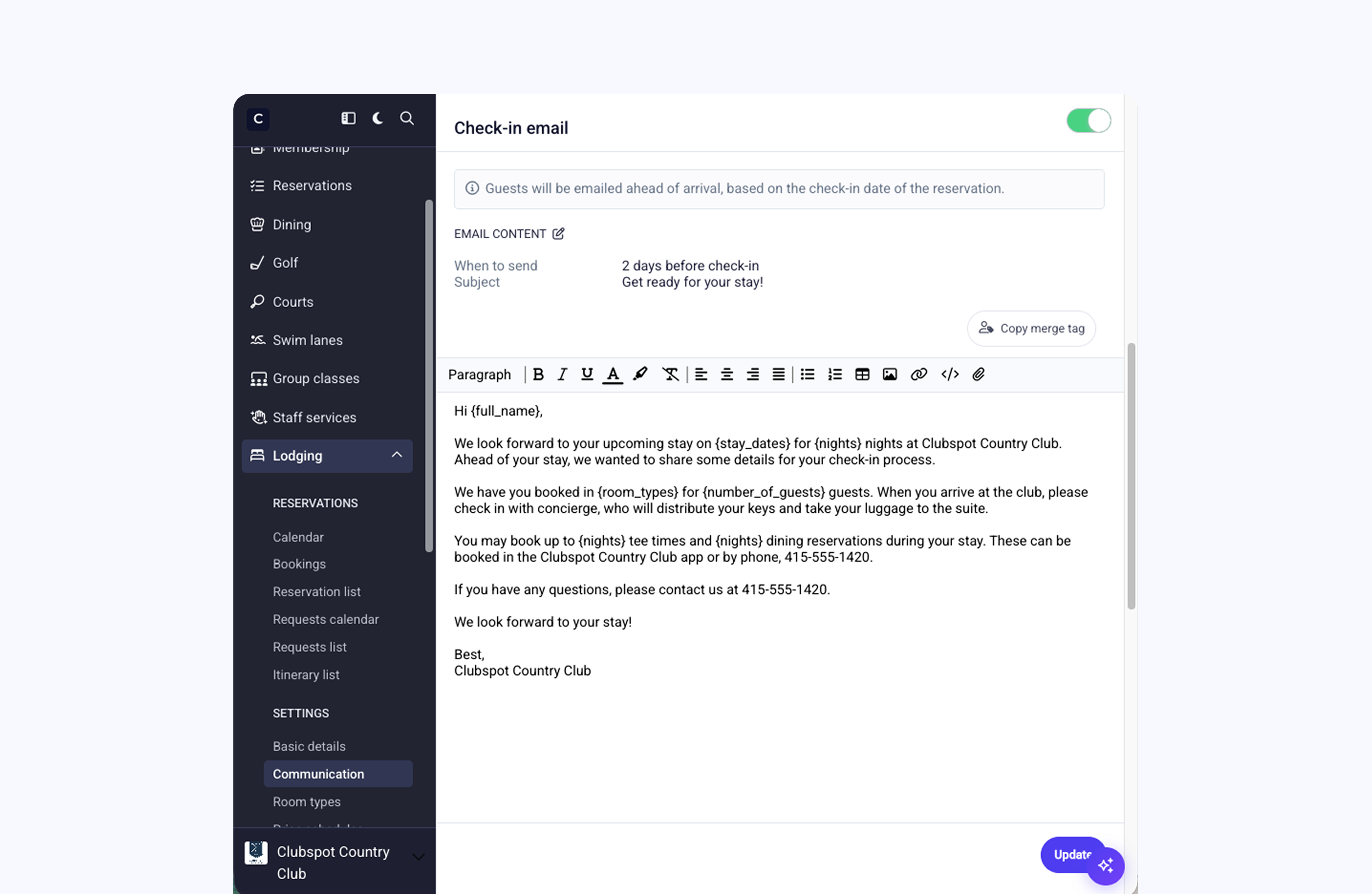 Clubspot Launch Notes — September 11, 2026