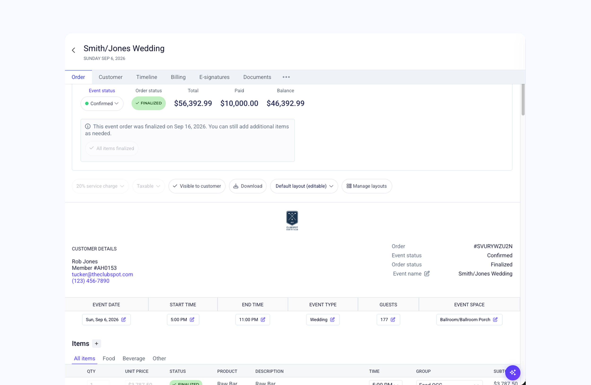 Banquet Software for Private Clubs: BEOs, Deposits, and Billing